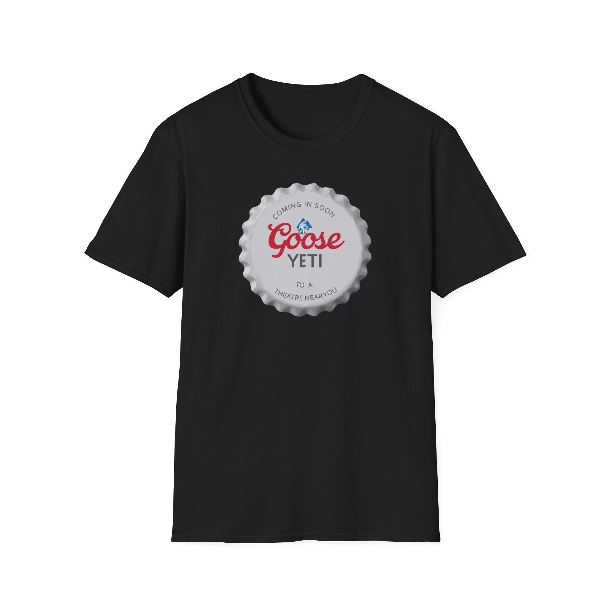 Goose Yeti Bottlecap Lot Shirt Unisex Softstyle - Image 7