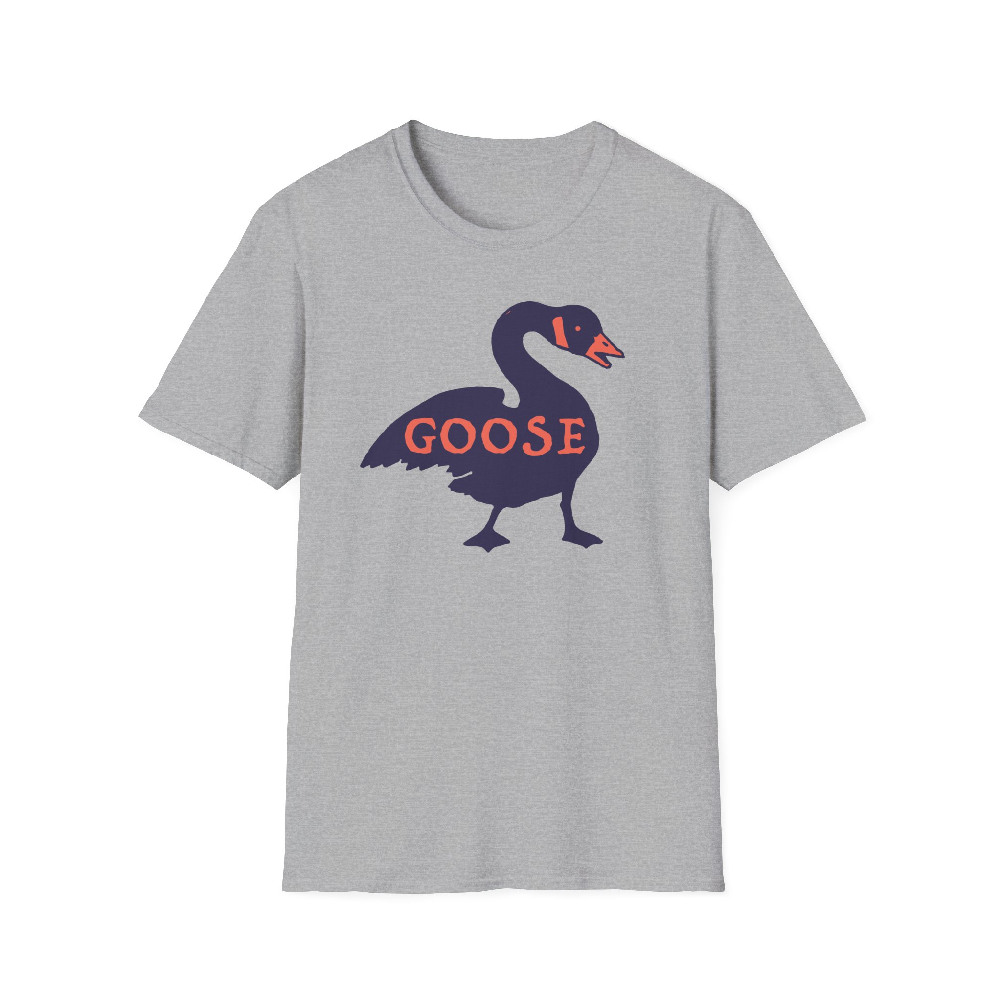 Goose Violet Orange Lot Shirt Unisex Softstyle - Image 11
