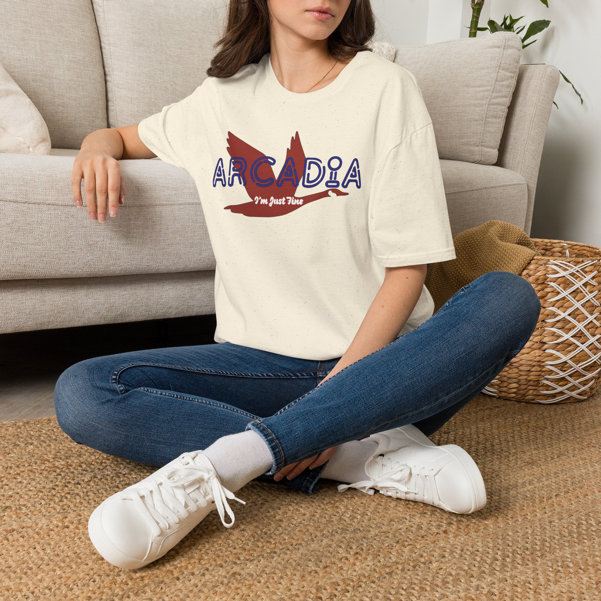 Goose Arcadia I'm Just Fine Lot Shirt Unisex Softstyle - Image 14