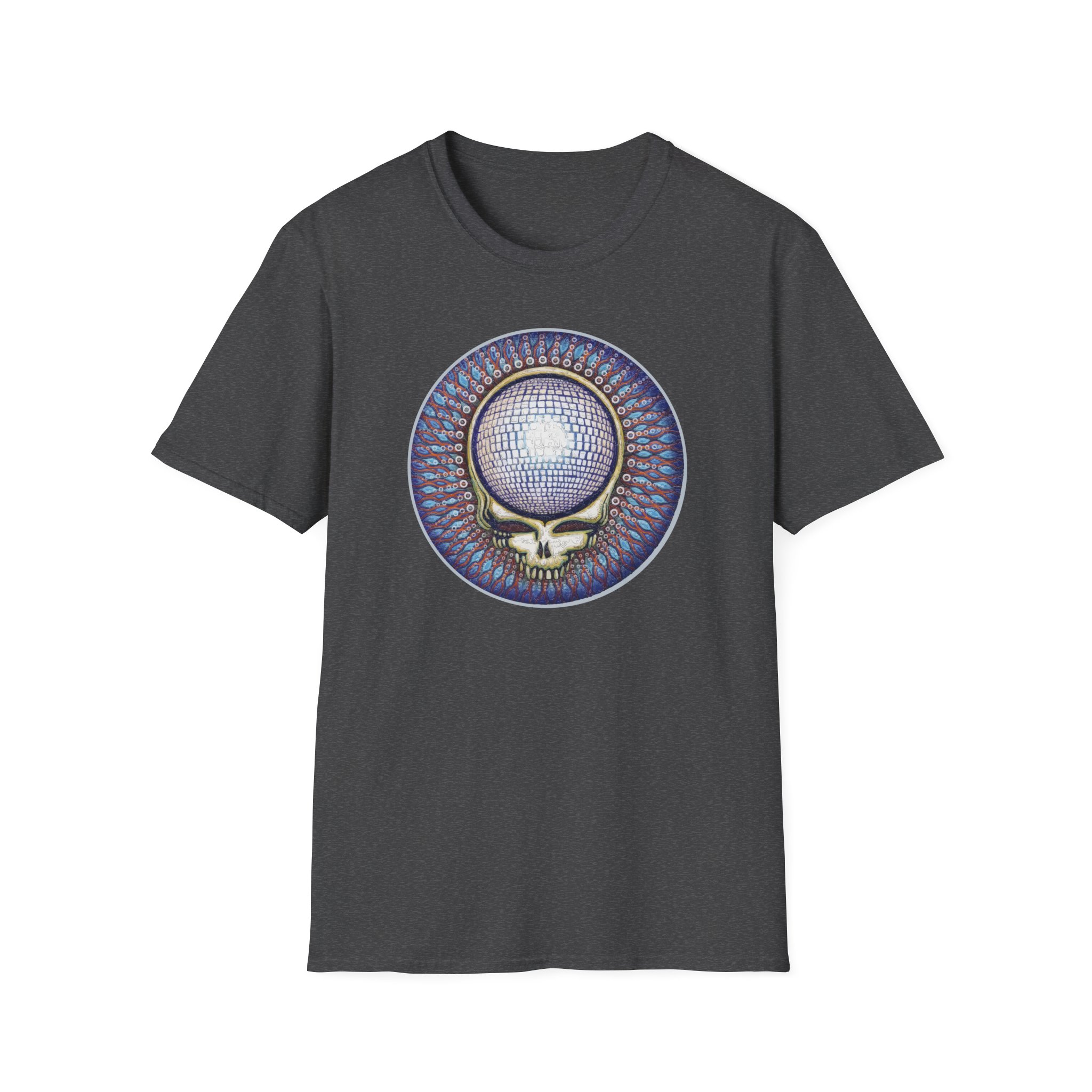 Grateful Dead Disco Ball Steal Your Face Lot Shirt Unisex Softstyle - Image 19