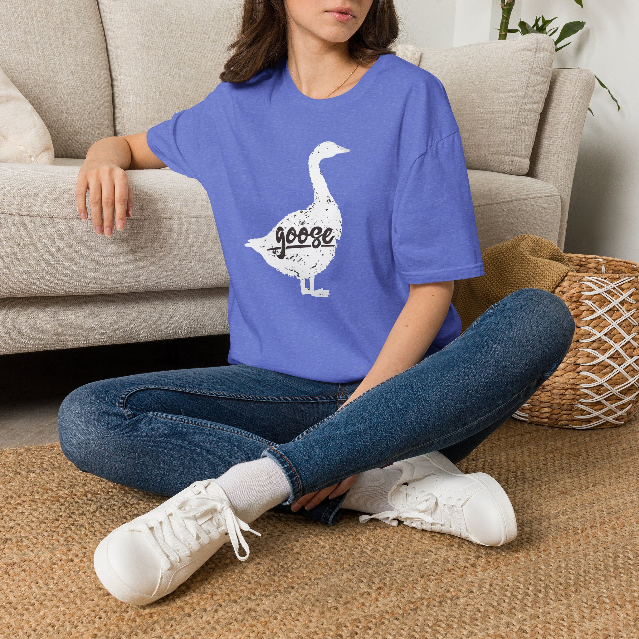 Goose White Goose Lot Shirt Unisex Softstyle - Image 38
