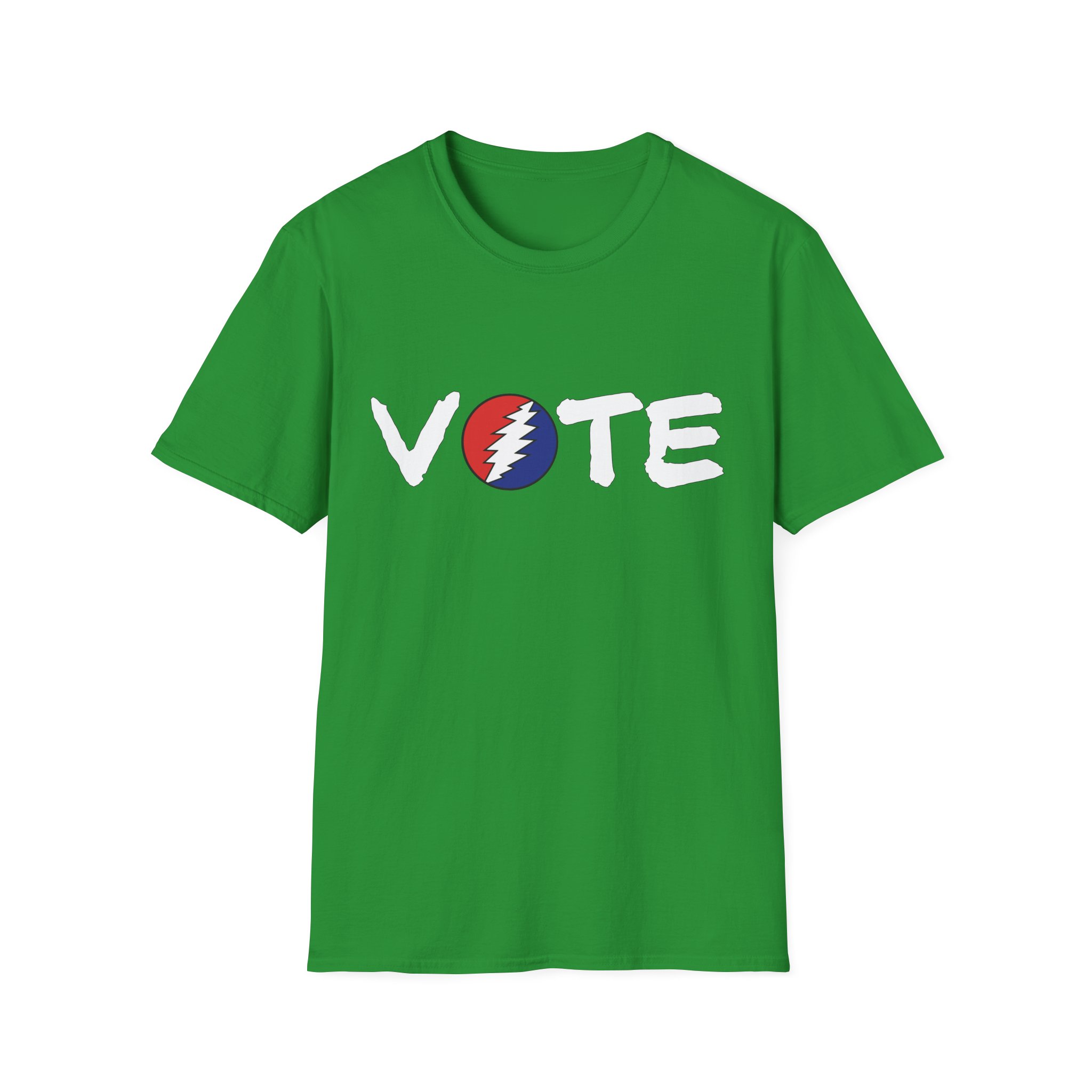 Grateful Dead Vote Lot Shirt White Unisex Softstyle - Image 31