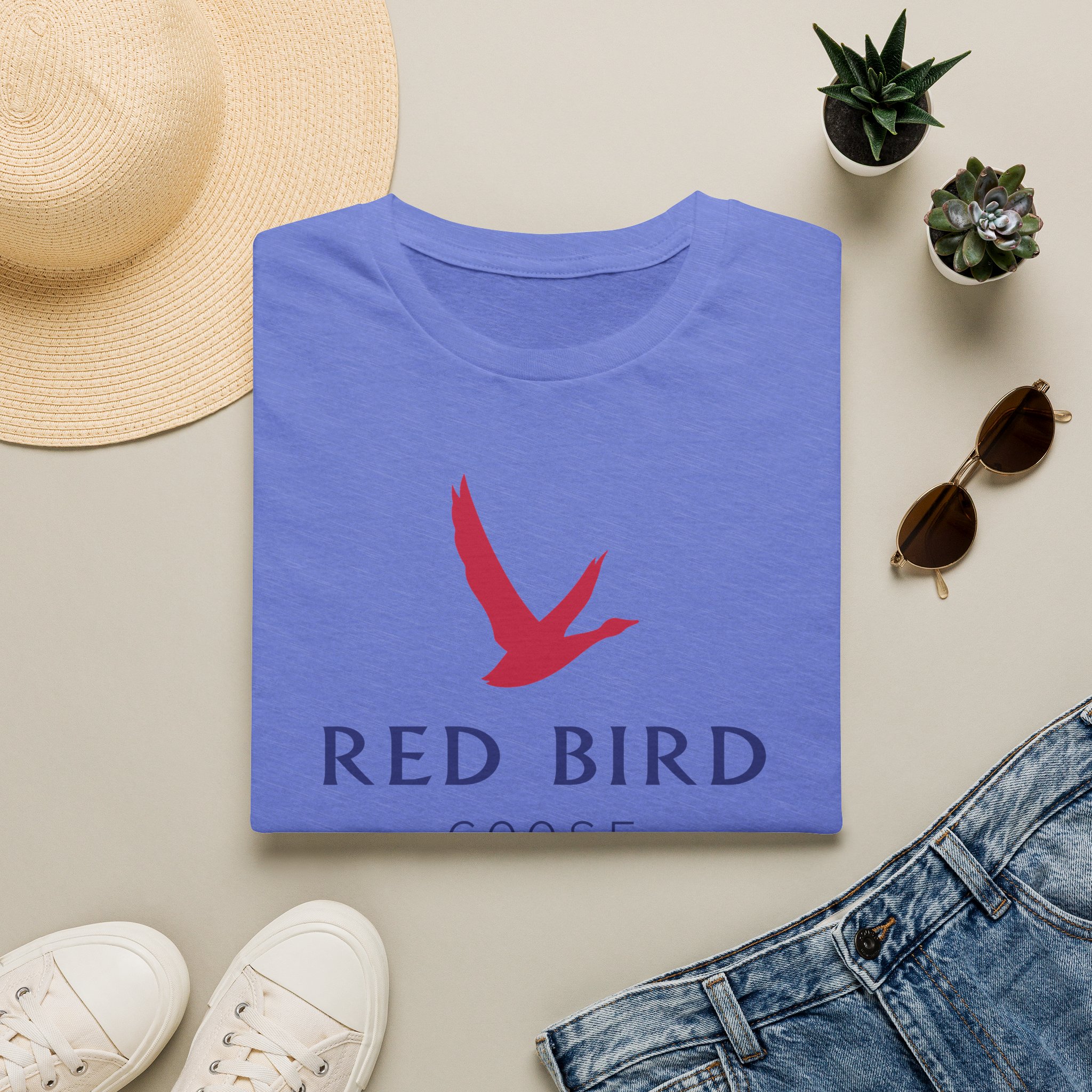 Goose Red Bird Grey Goose Lot Shirt Unisex Softstyle - Image 17
