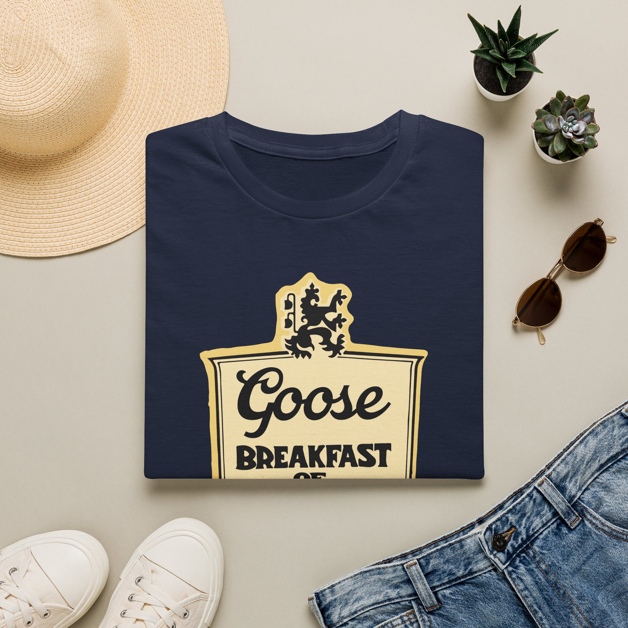 Goose Breakfast of Champions Lot Shirt Unisex Softstyle - Image 49
