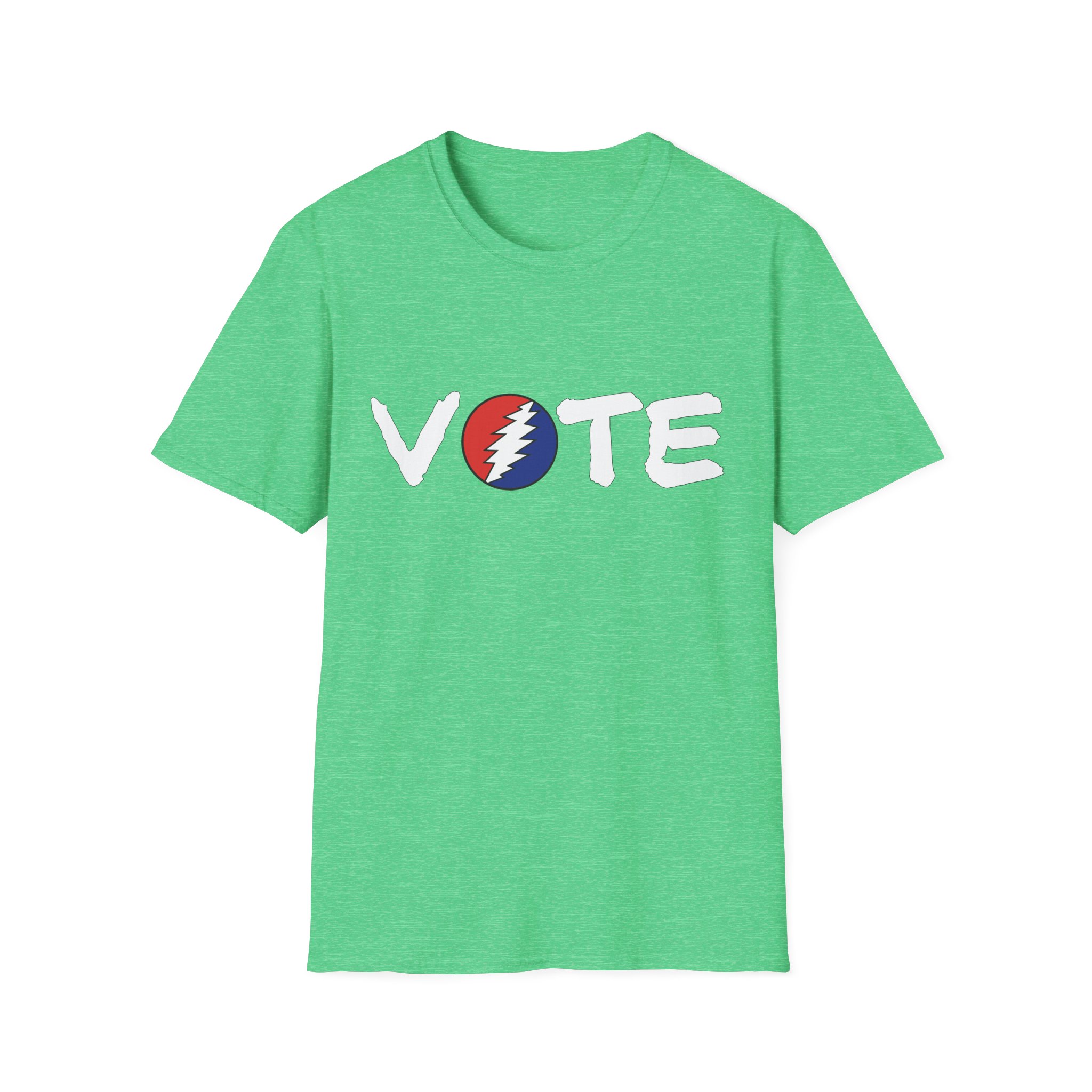 Grateful Dead Vote Lot Shirt White Unisex Softstyle - Image 35