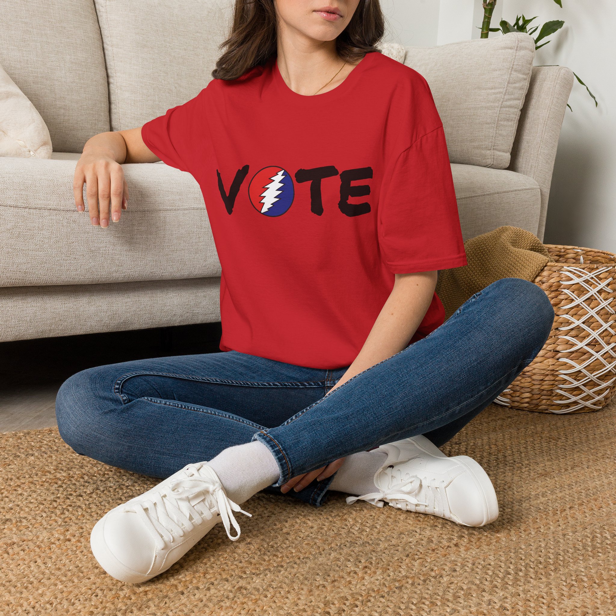 Grateful Dead Vote Lot Shirt Black Unisex Softstyle - Image 38