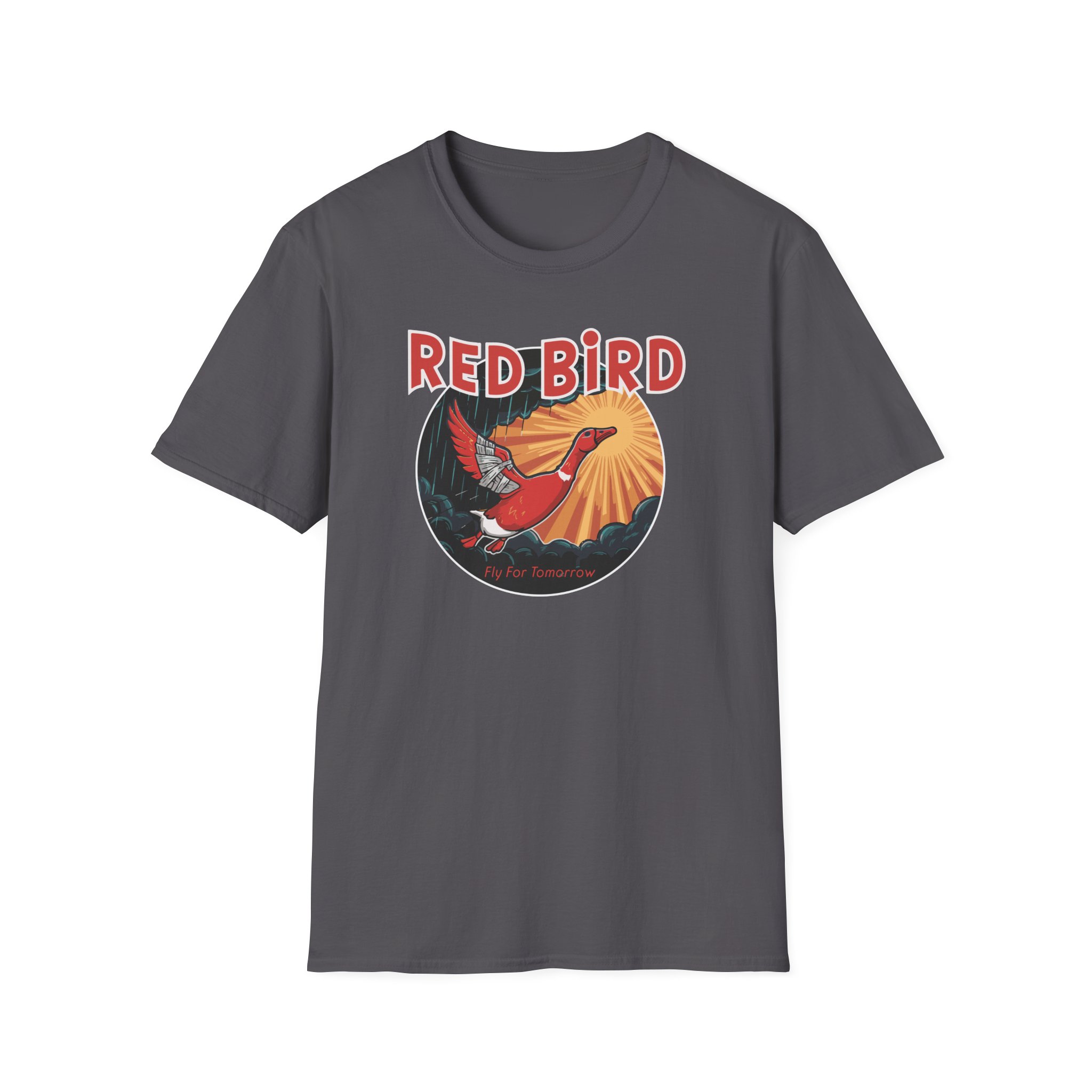 Goose Red Bird Lot Shirt Unisex Softstyle - Image 39