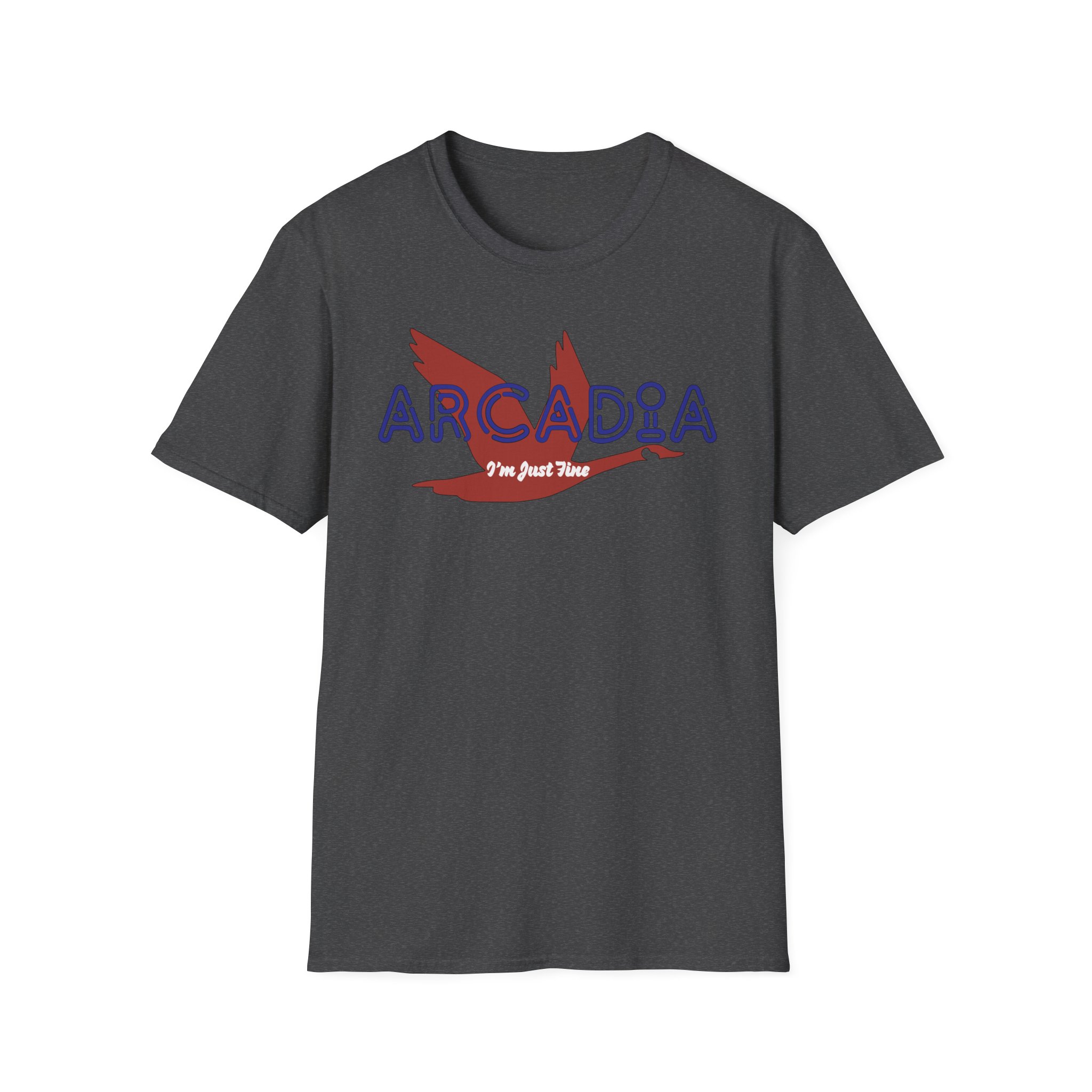 Goose Arcadia I'm Just Fine Lot Shirt Unisex Softstyle - Image 19
