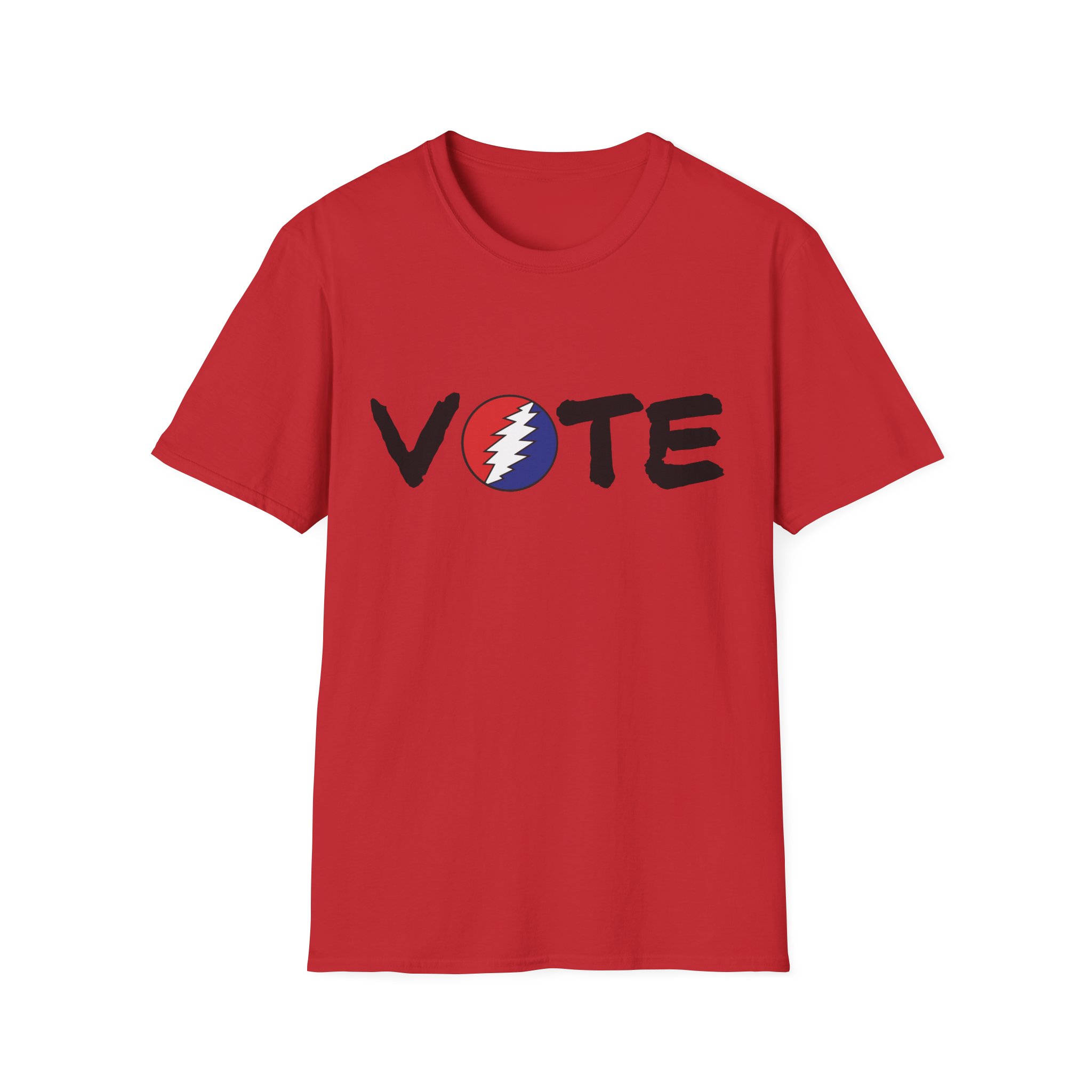 Grateful Dead Vote Lot Shirt Black Unisex Softstyle - Image 39
