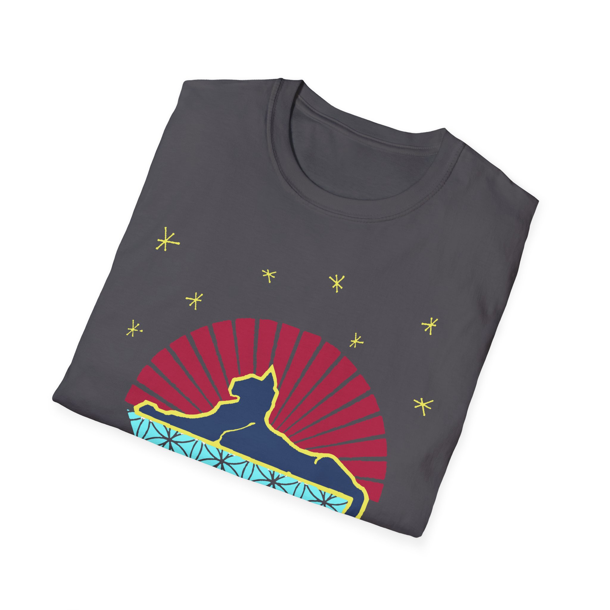 Grateful Dead Cat Under Stars Lot Shirt Unisex Softstyle T-Shirt - Image 28