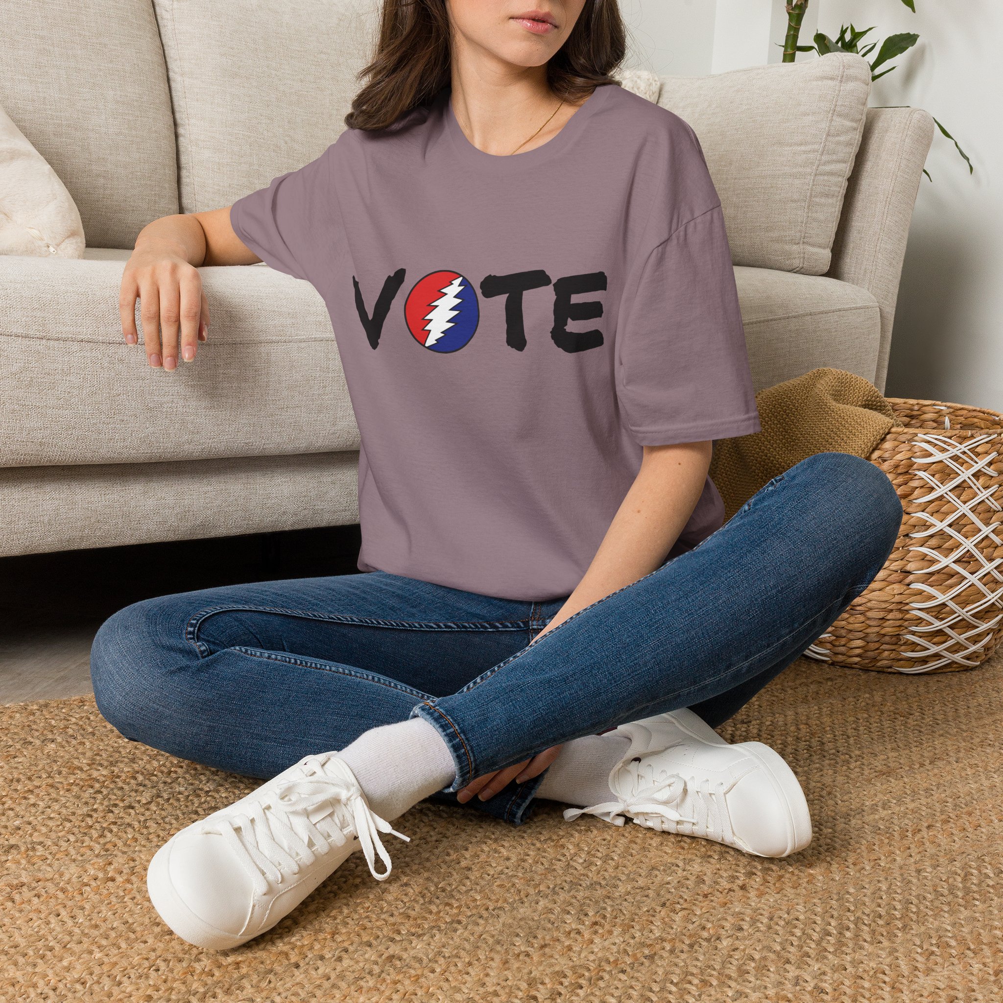 Grateful Dead Vote Lot Shirt Black Unisex Softstyle - Image 30