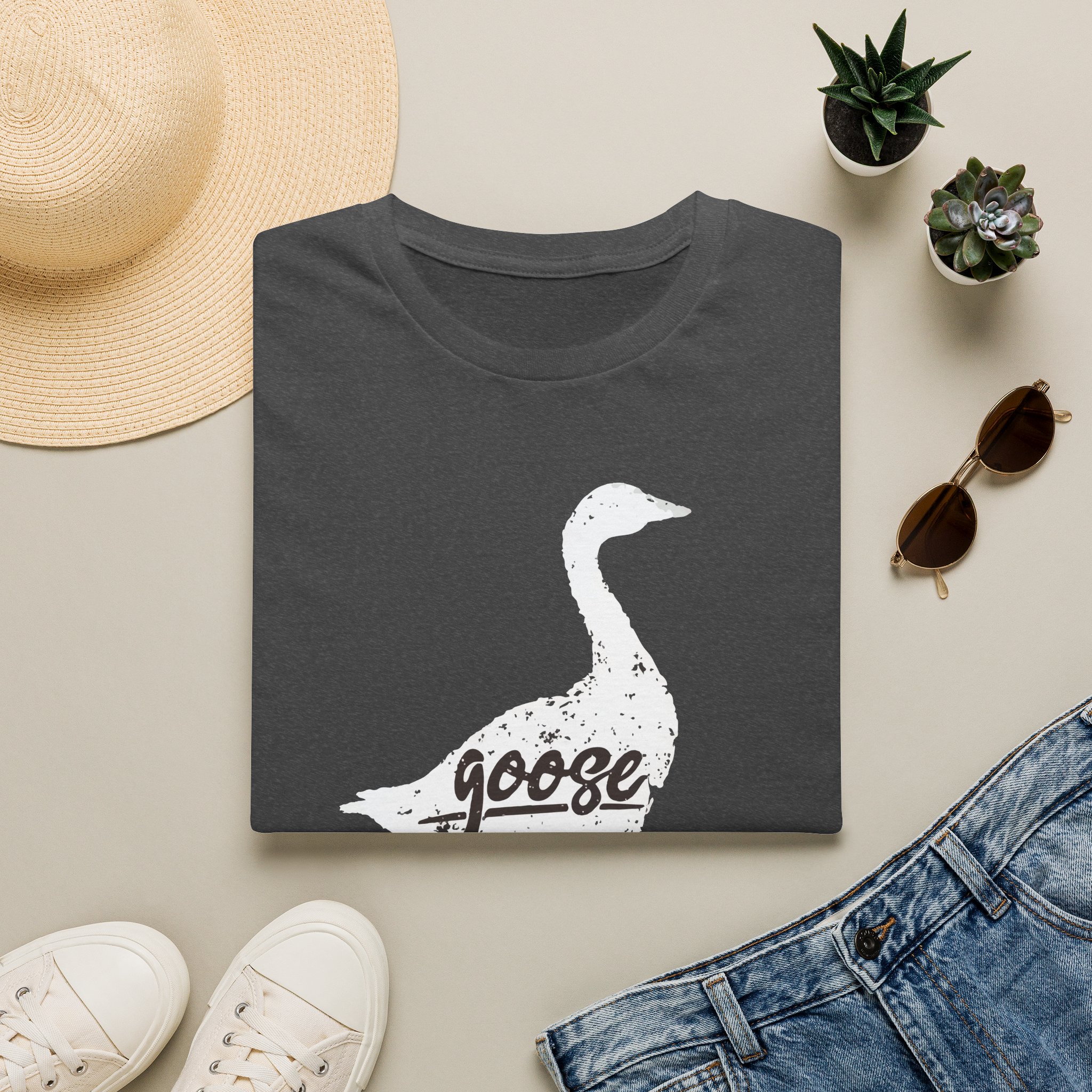 Goose White Goose Lot Shirt Unisex Softstyle - Image 33