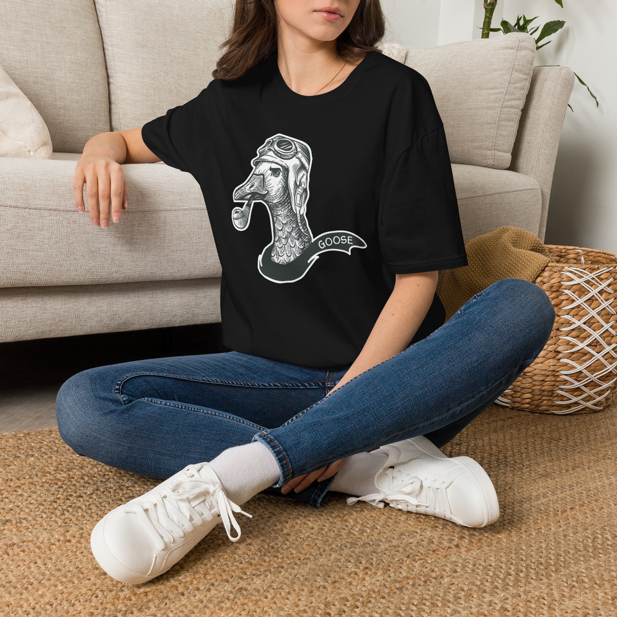 Goose Pilot Lot Shirt Unisex Softstyle - Image 6