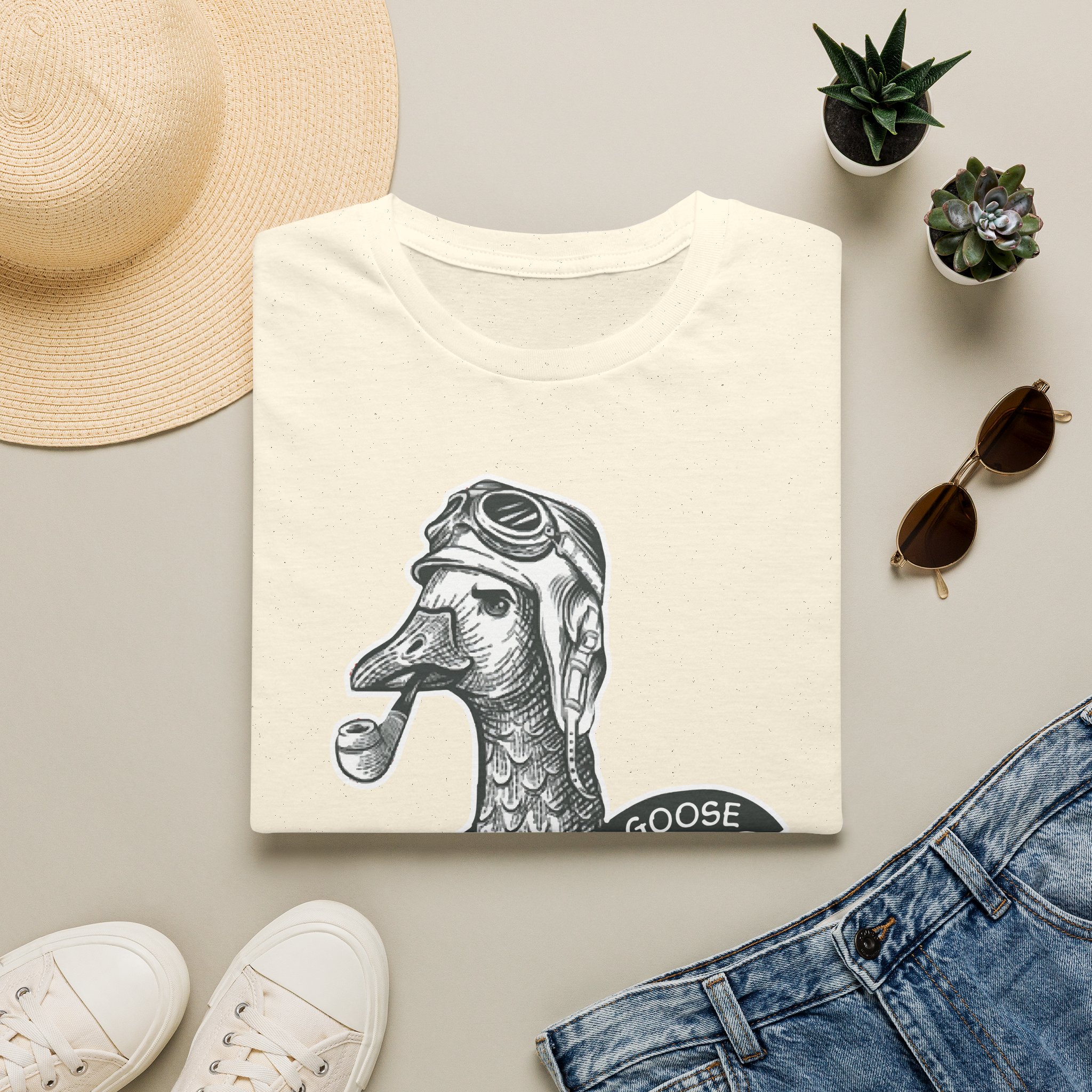 Goose Pilot Lot Shirt Unisex Softstyle - Image 13
