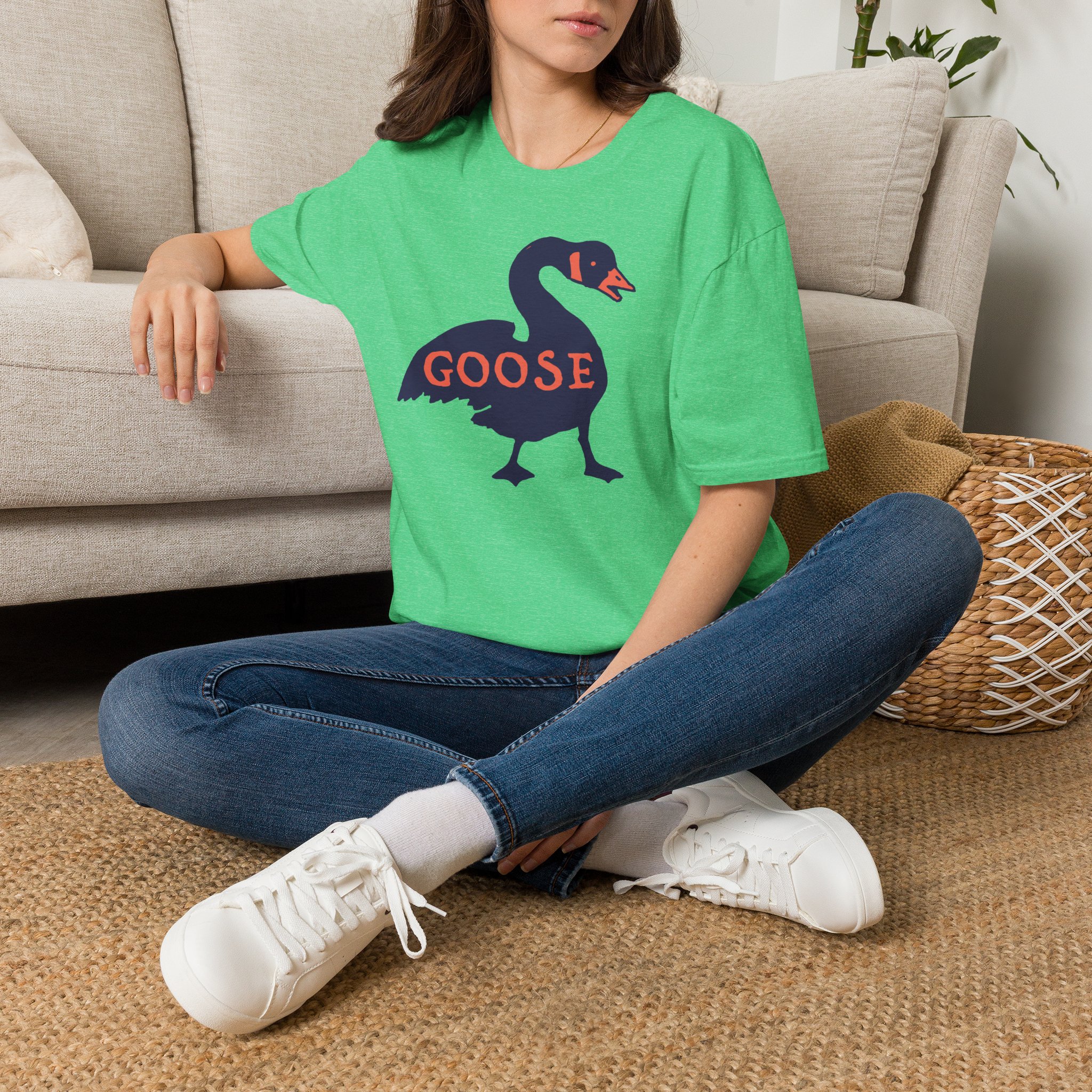 Goose Violet Orange Lot Shirt Unisex Softstyle - Image 30