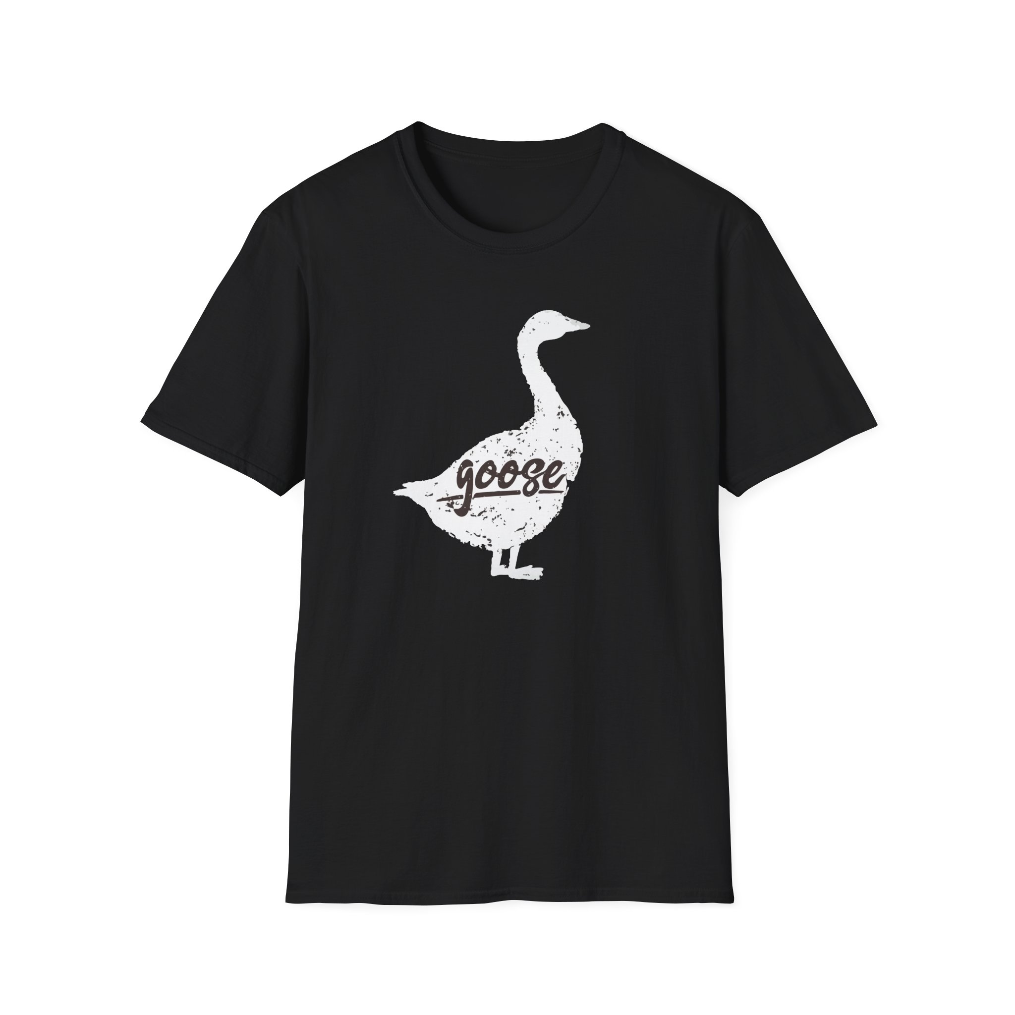 Goose White Goose Lot Shirt Unisex Softstyle - Image 3