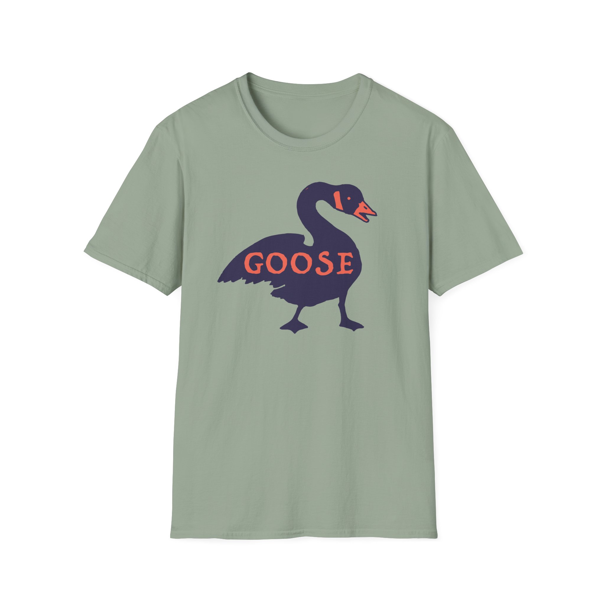 Goose Violet Orange Lot Shirt Unisex Softstyle - Image 27