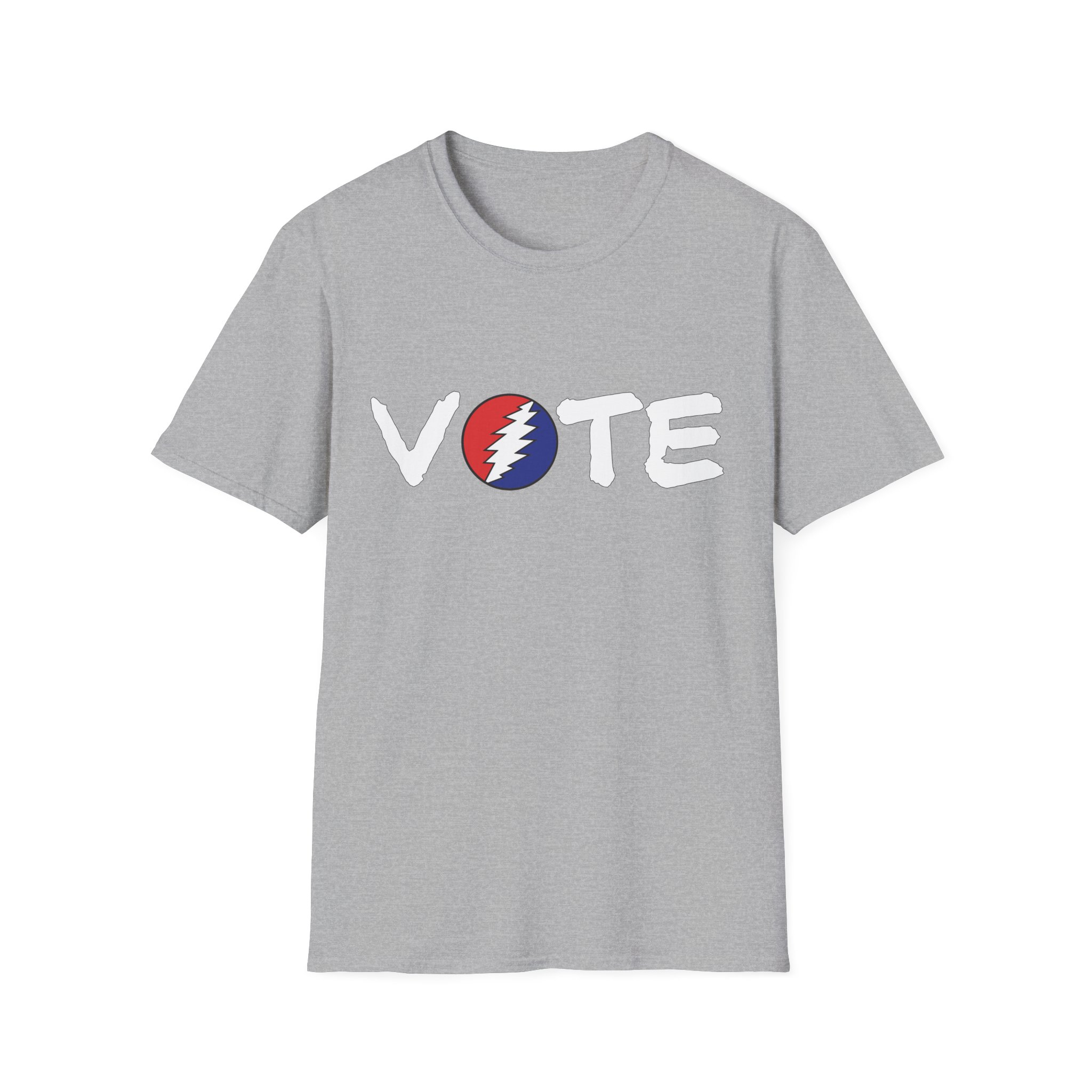 Grateful Dead Vote Lot Shirt White Unisex Softstyle - Image 11