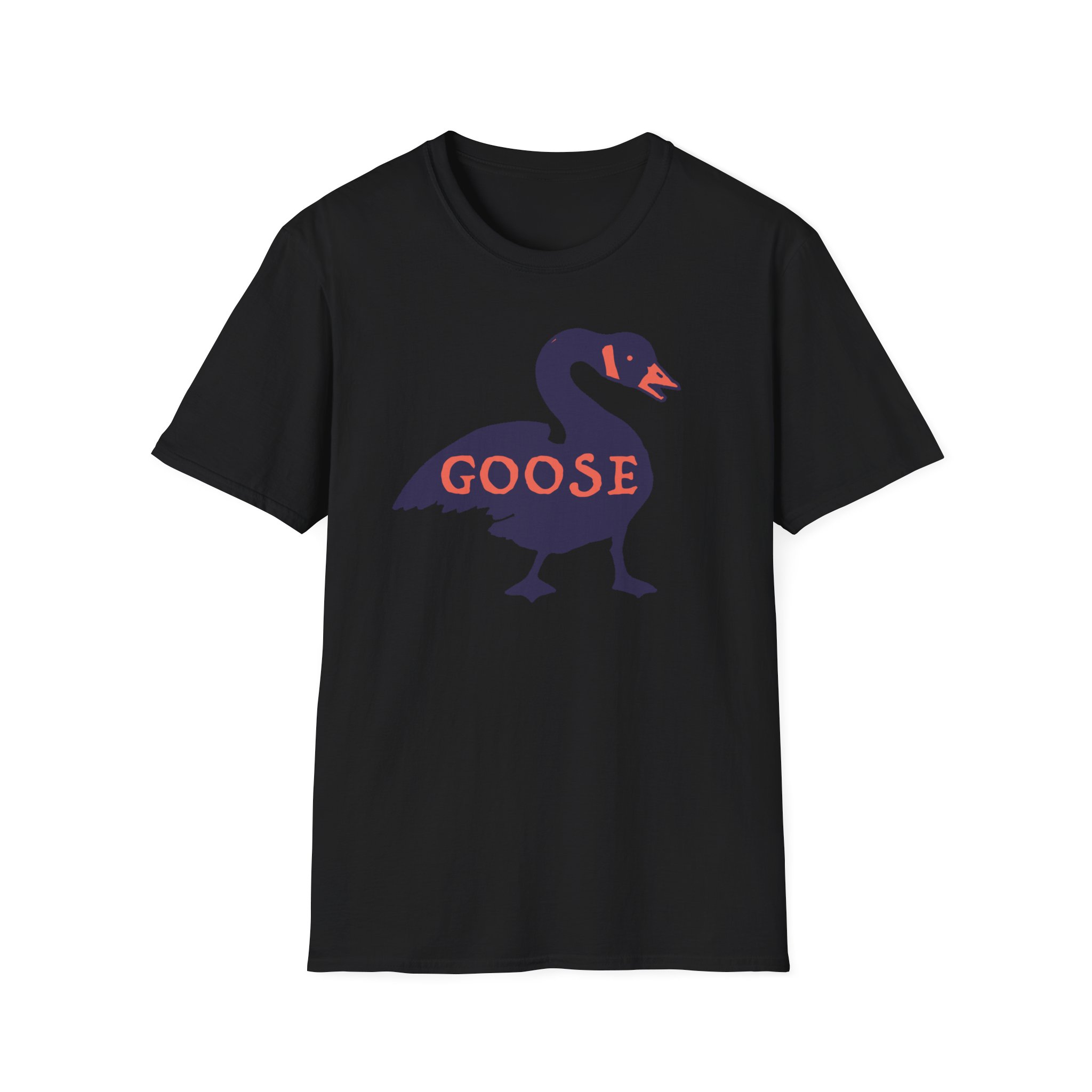 Goose Violet Orange Lot Shirt Unisex Softstyle - Image 7