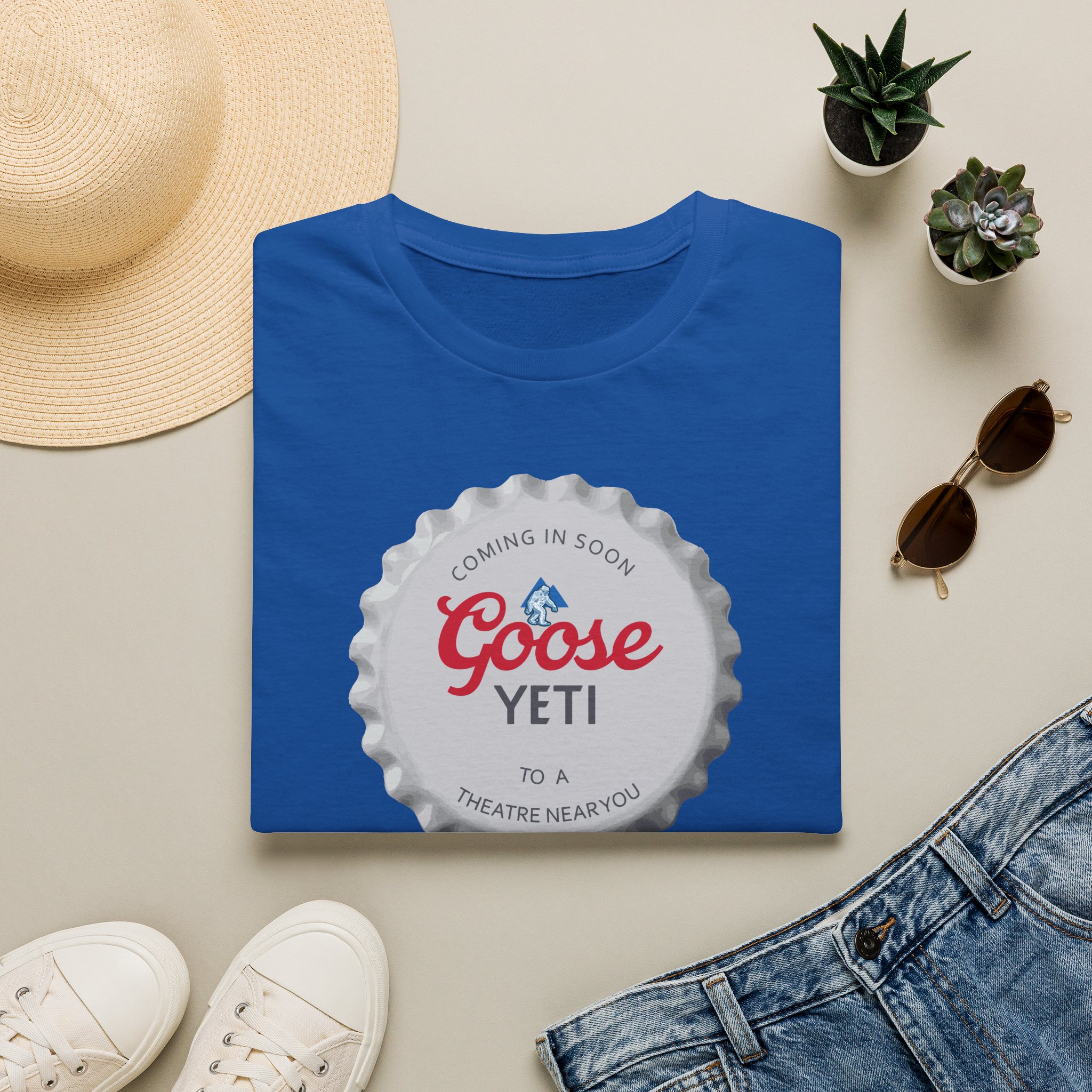 Goose Yeti Bottlecap Lot Shirt Unisex Softstyle - Image 33