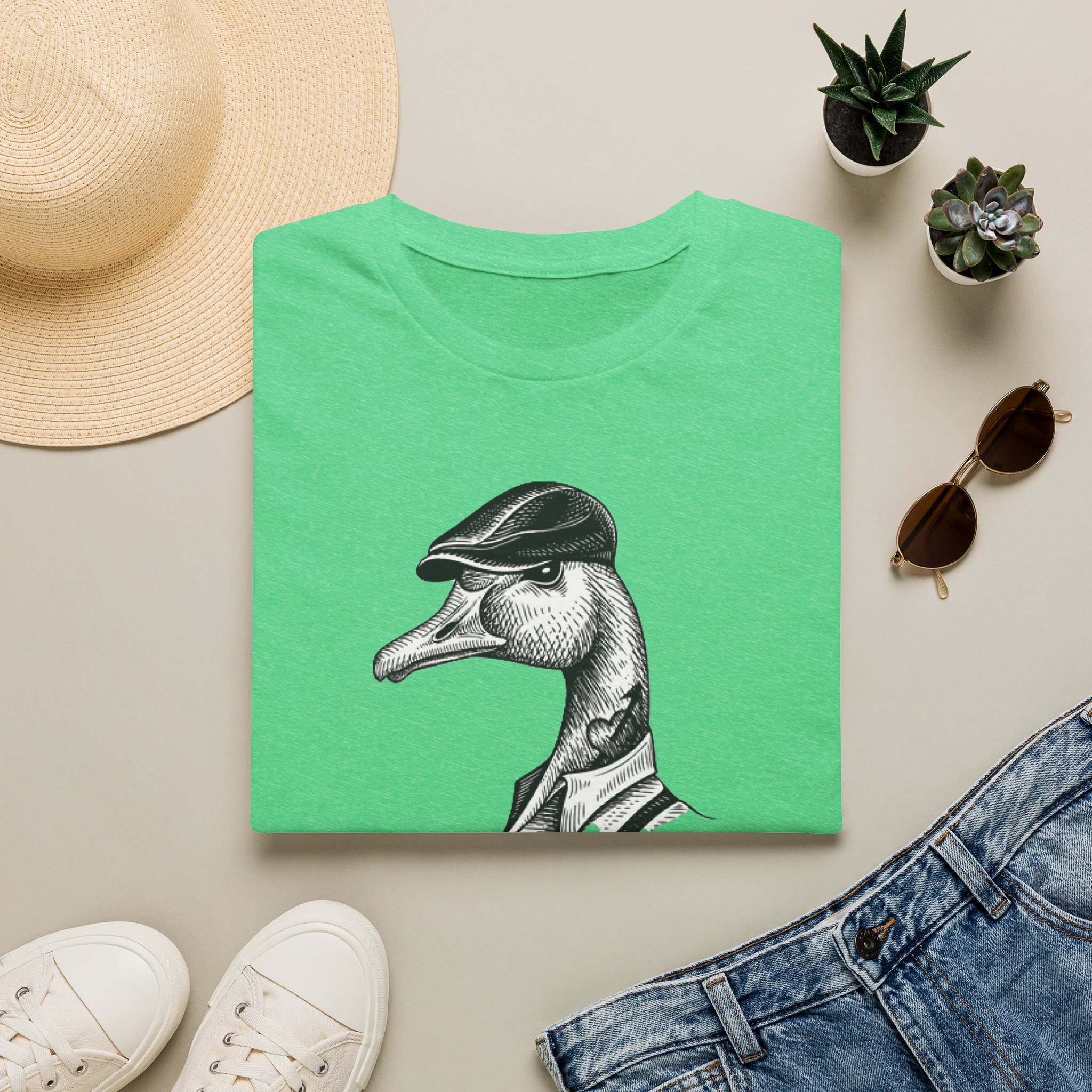 Goose Family Lot Shirt Unisex Softstyle - Image 25