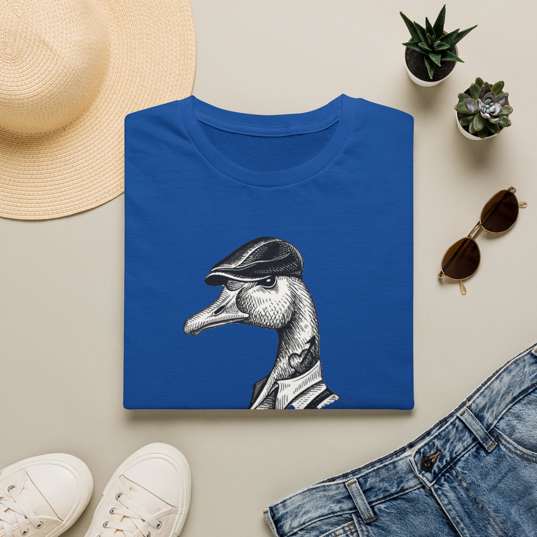 Goose Family Lot Shirt Unisex Softstyle - Image 45