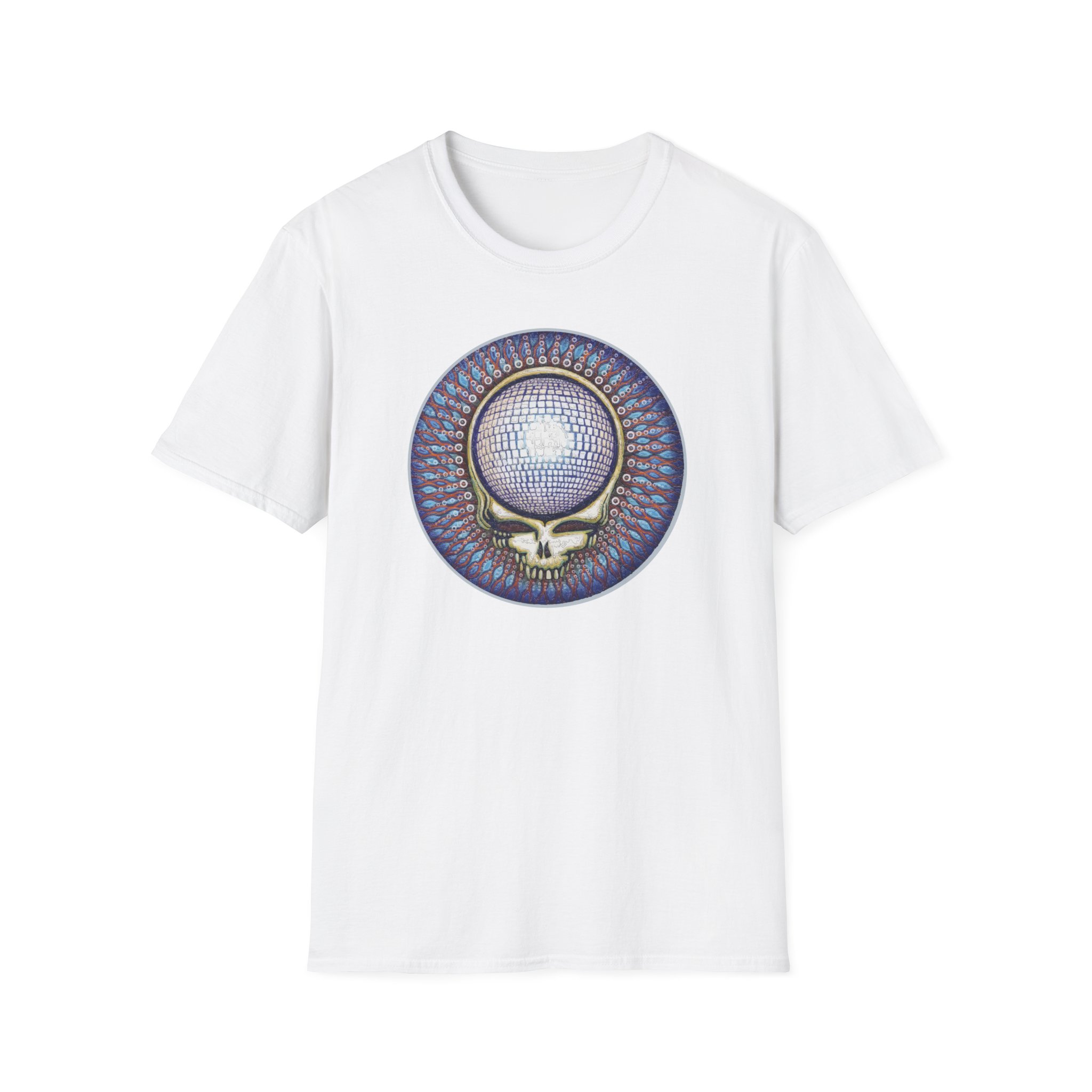 Grateful Dead Disco Ball Steal Your Face Lot Shirt Unisex Softstyle - Image 3