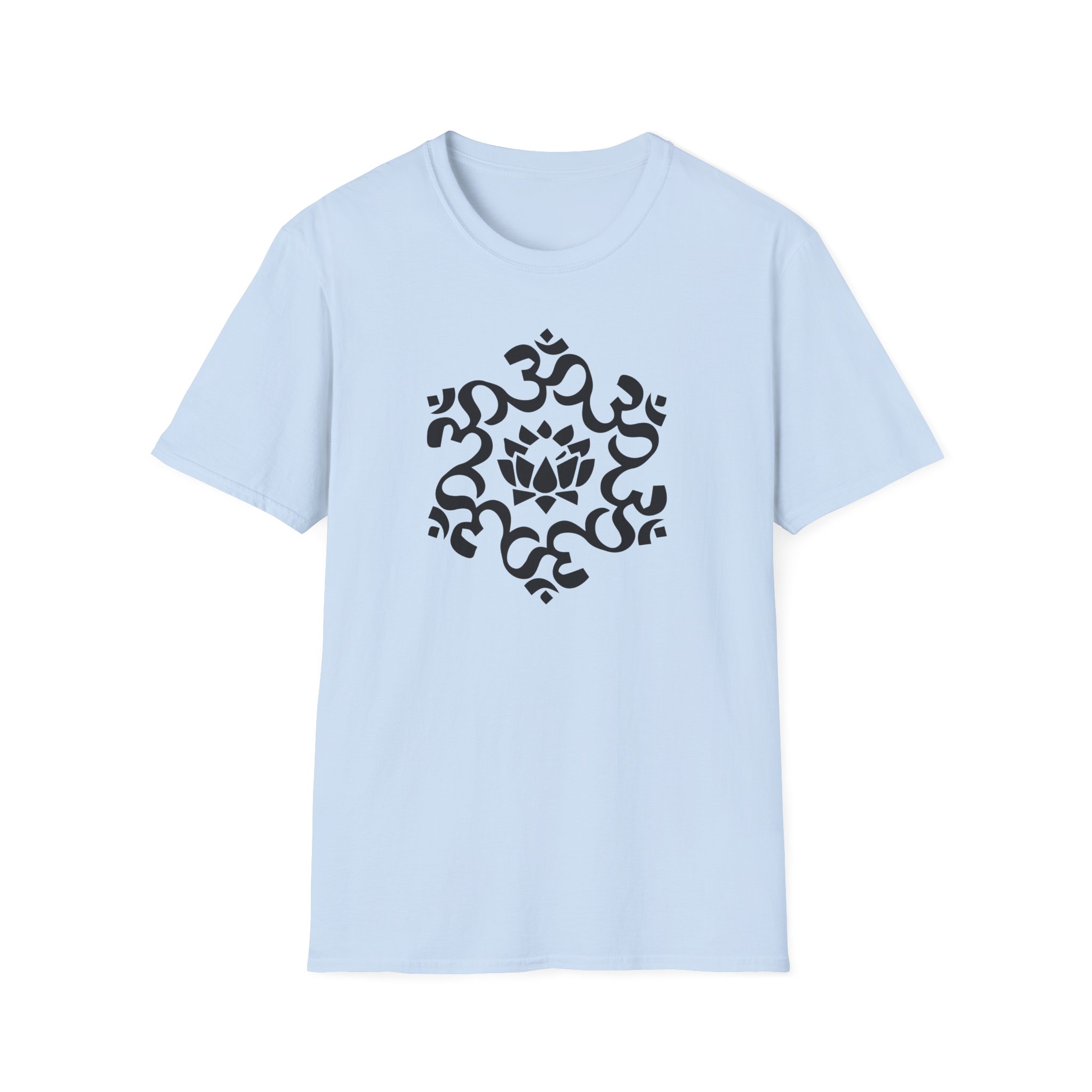Third Eye om lotus Unisex Softstyle T-Shirt - Image 19