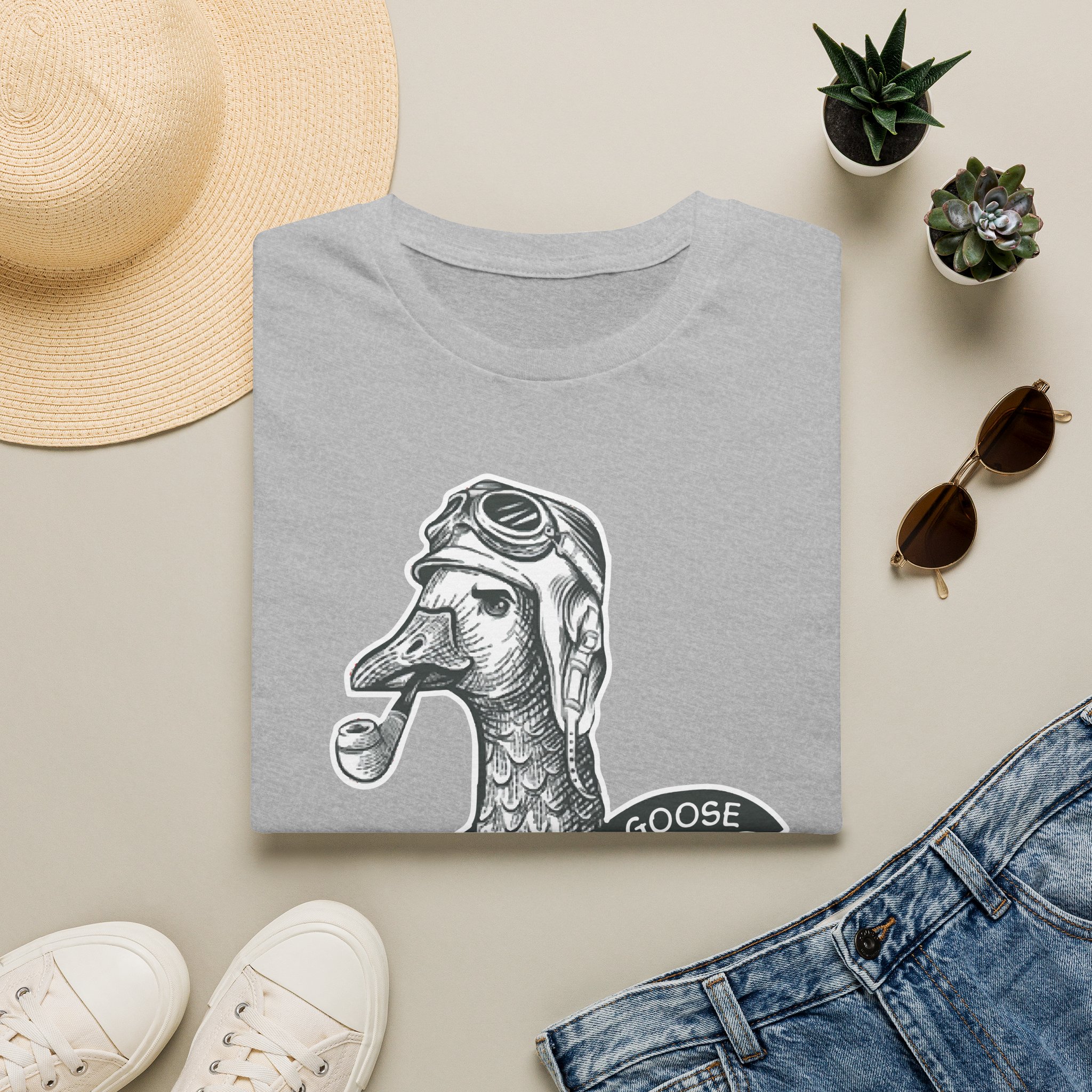 Goose Pilot Lot Shirt Unisex Softstyle - Image 9