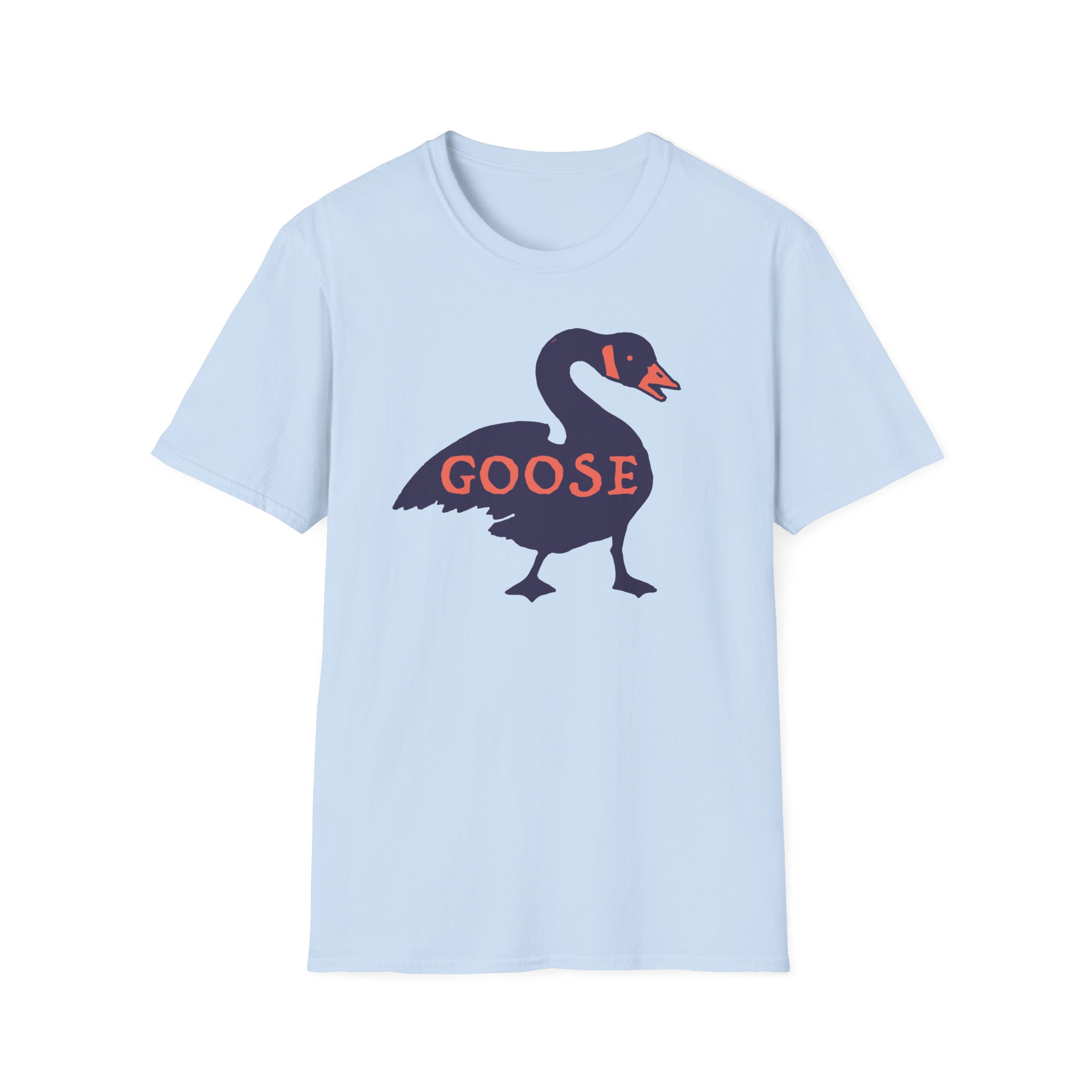 Goose Violet Orange Lot Shirt Unisex Softstyle - Image 35