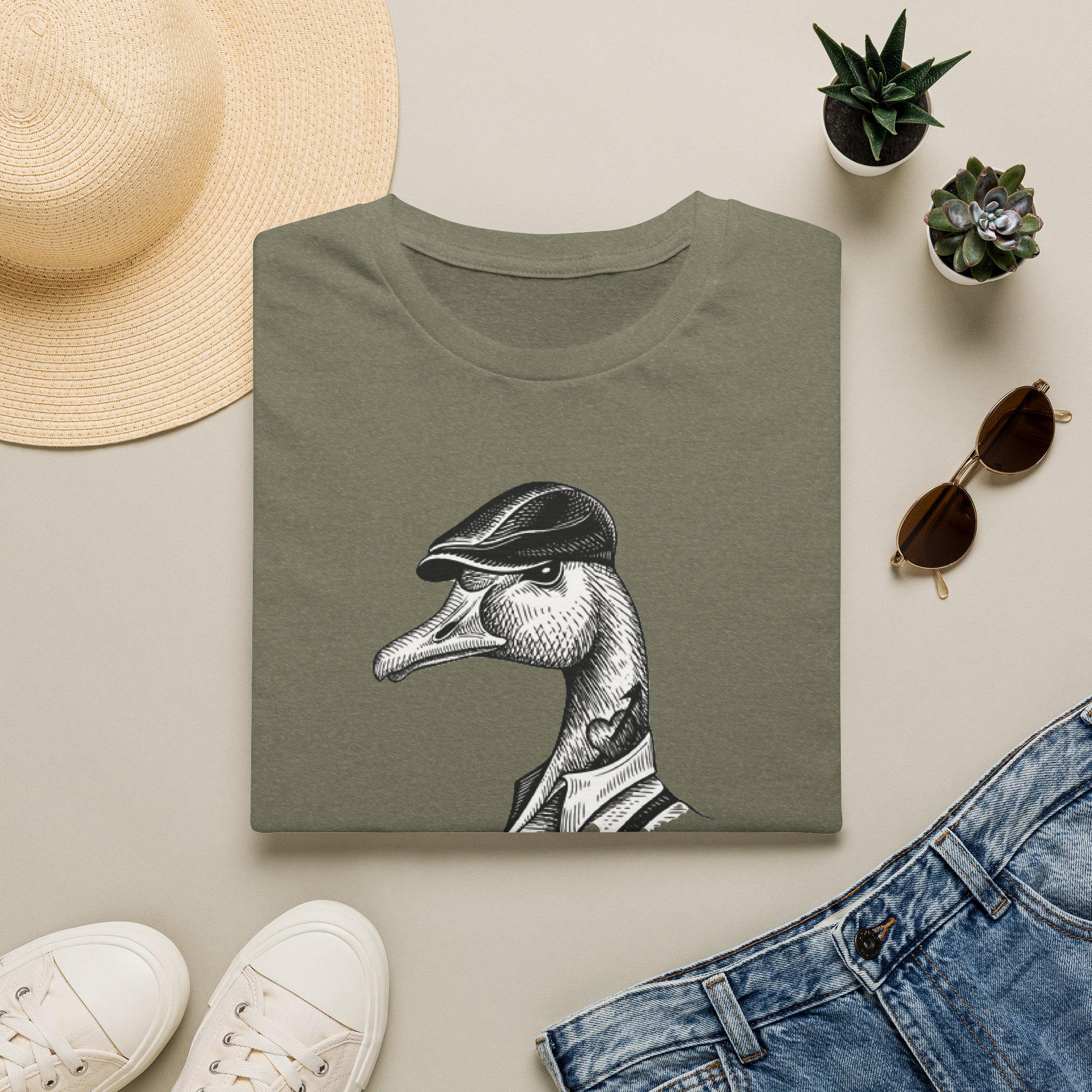 Goose Family Lot Shirt Unisex Softstyle - Image 13