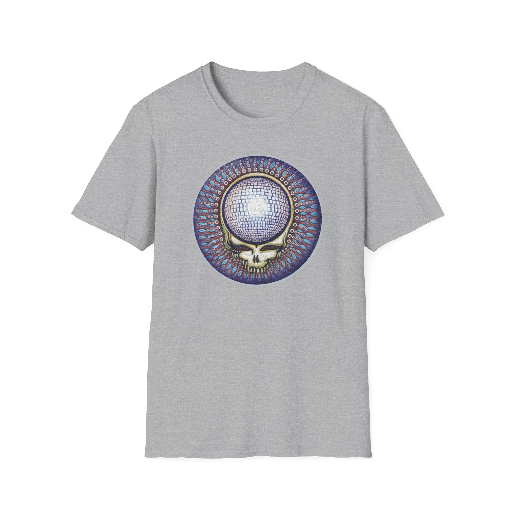 Grateful Dead Disco Ball Steal Your Face Lot Shirt Unisex Softstyle - Image 11