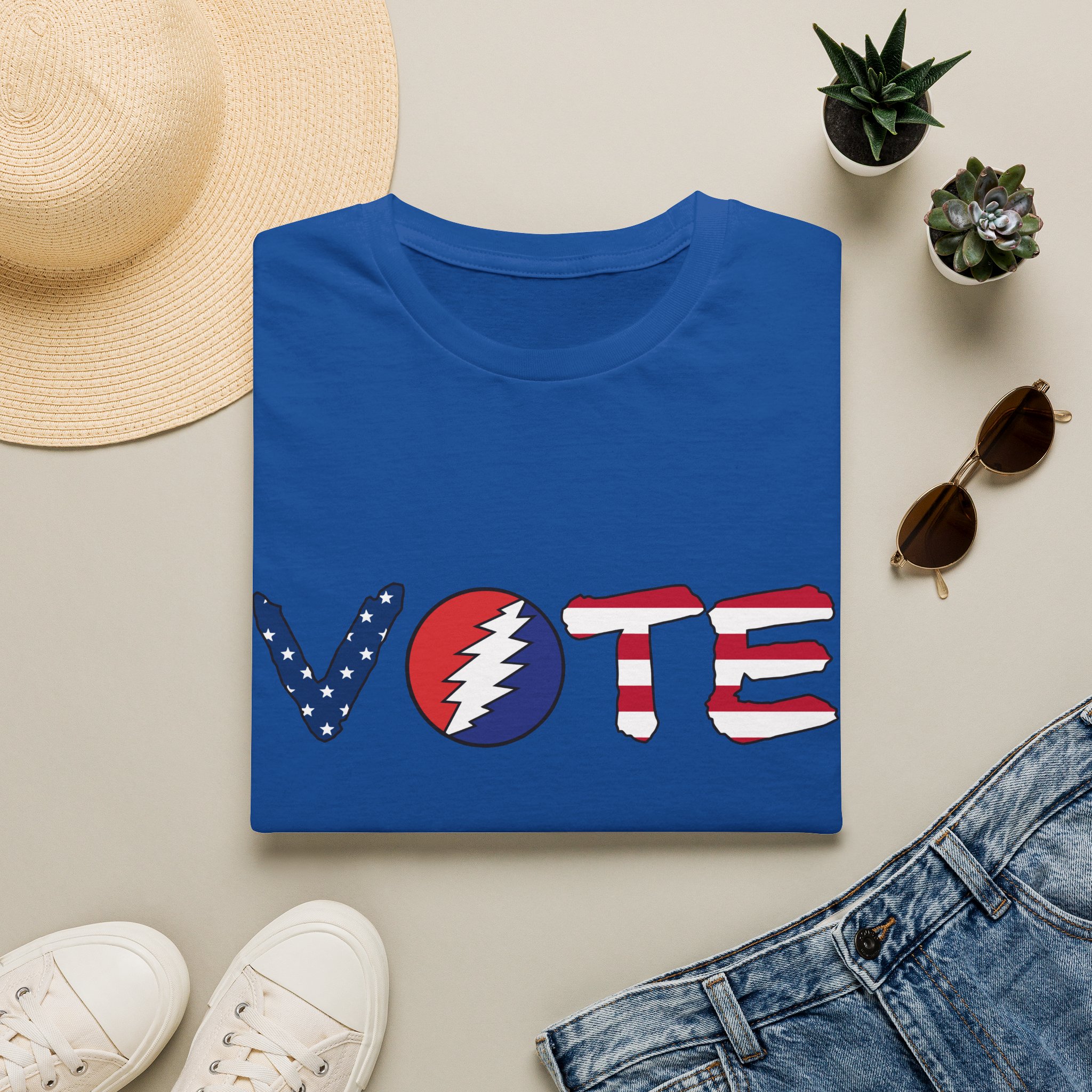 Grateful Dead Vote Lot Shirt Flag Unisex Softstyle - Image 41