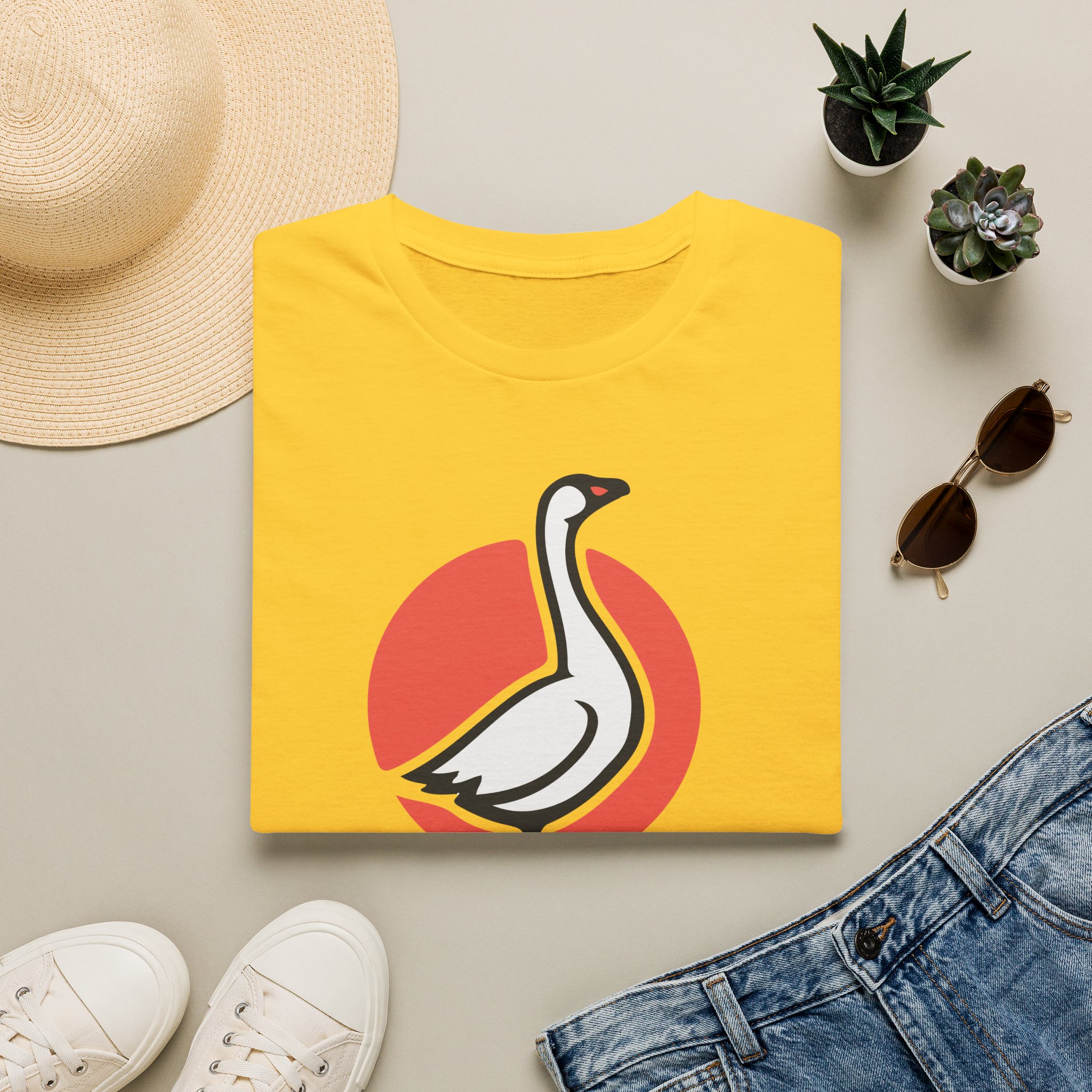 Goose Big Sunshine Lot Shirt Unisex Softstyle - Image 13