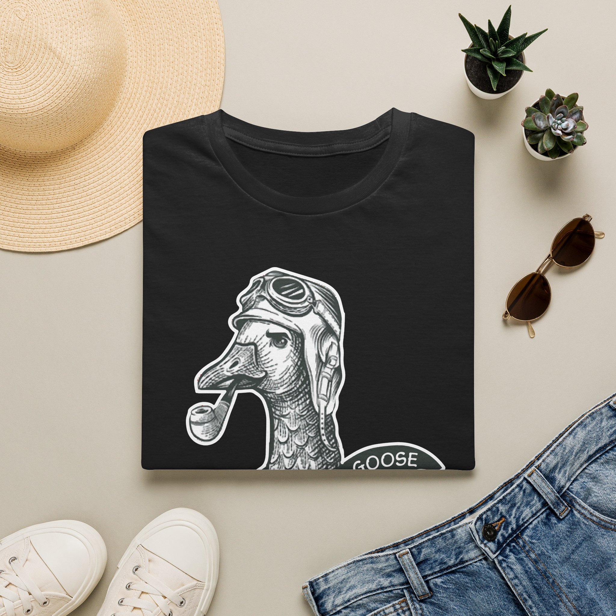 Goose Pilot Lot Shirt Unisex Softstyle - Image 5