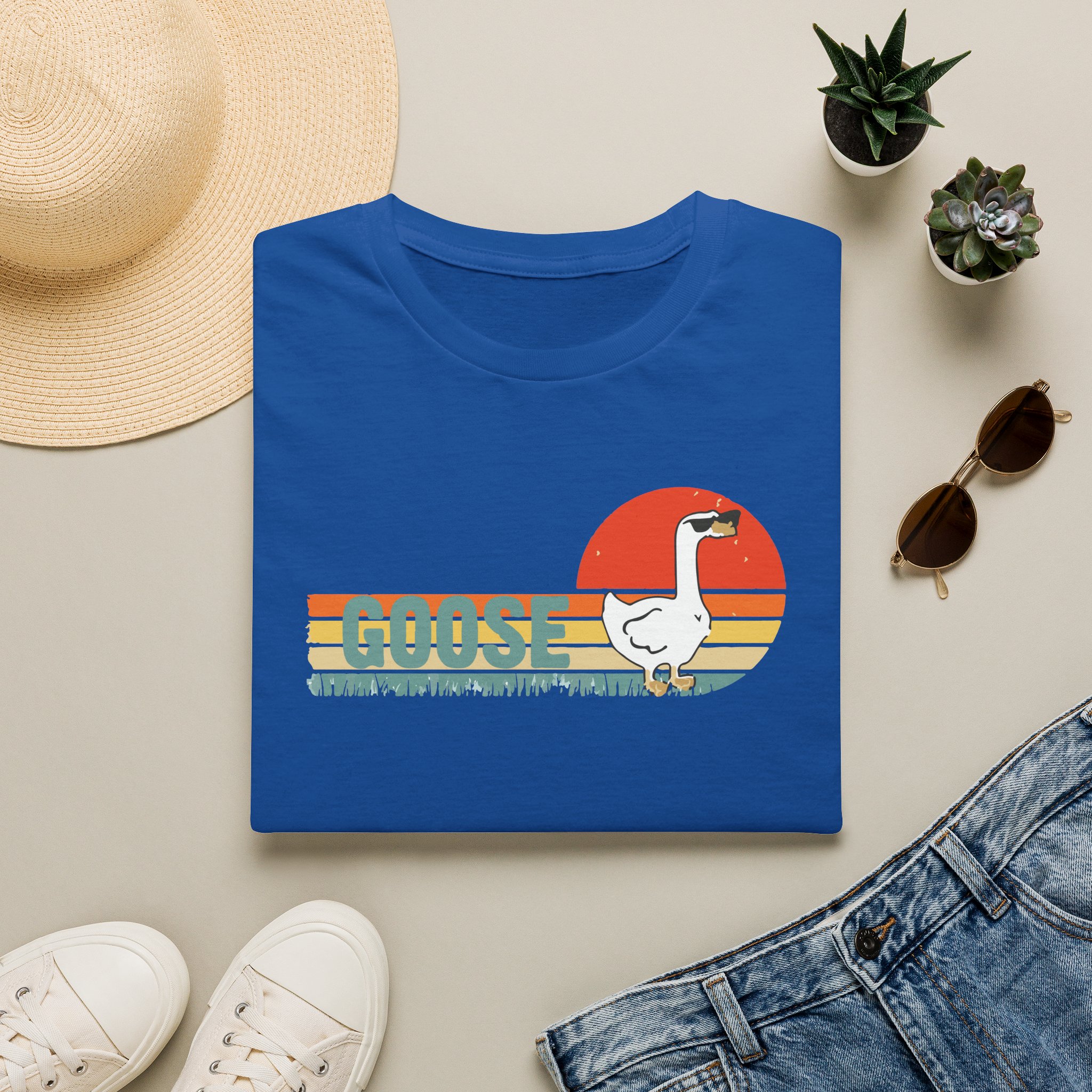 Goose Retro Lot Shirt Unisex Softstyle - Image 45