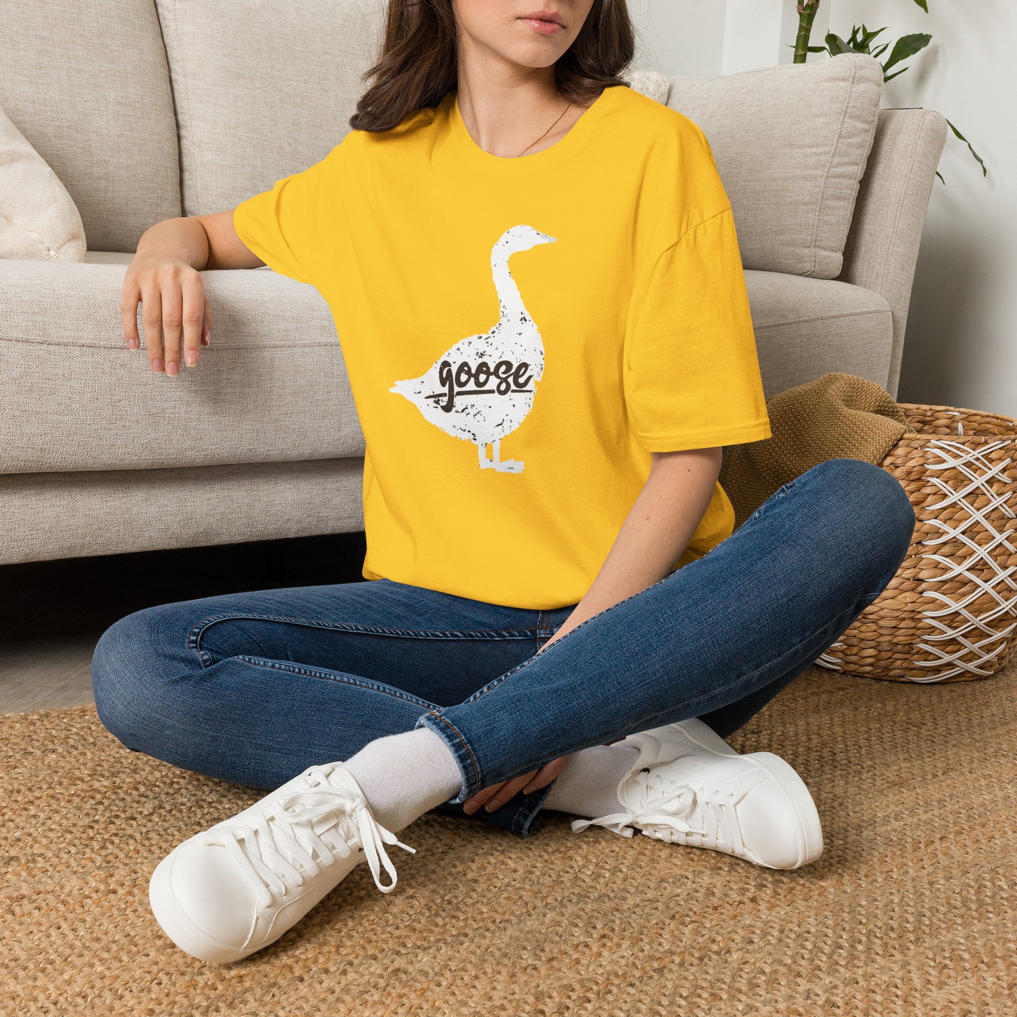 Goose White Goose Lot Shirt Unisex Softstyle - Image 10