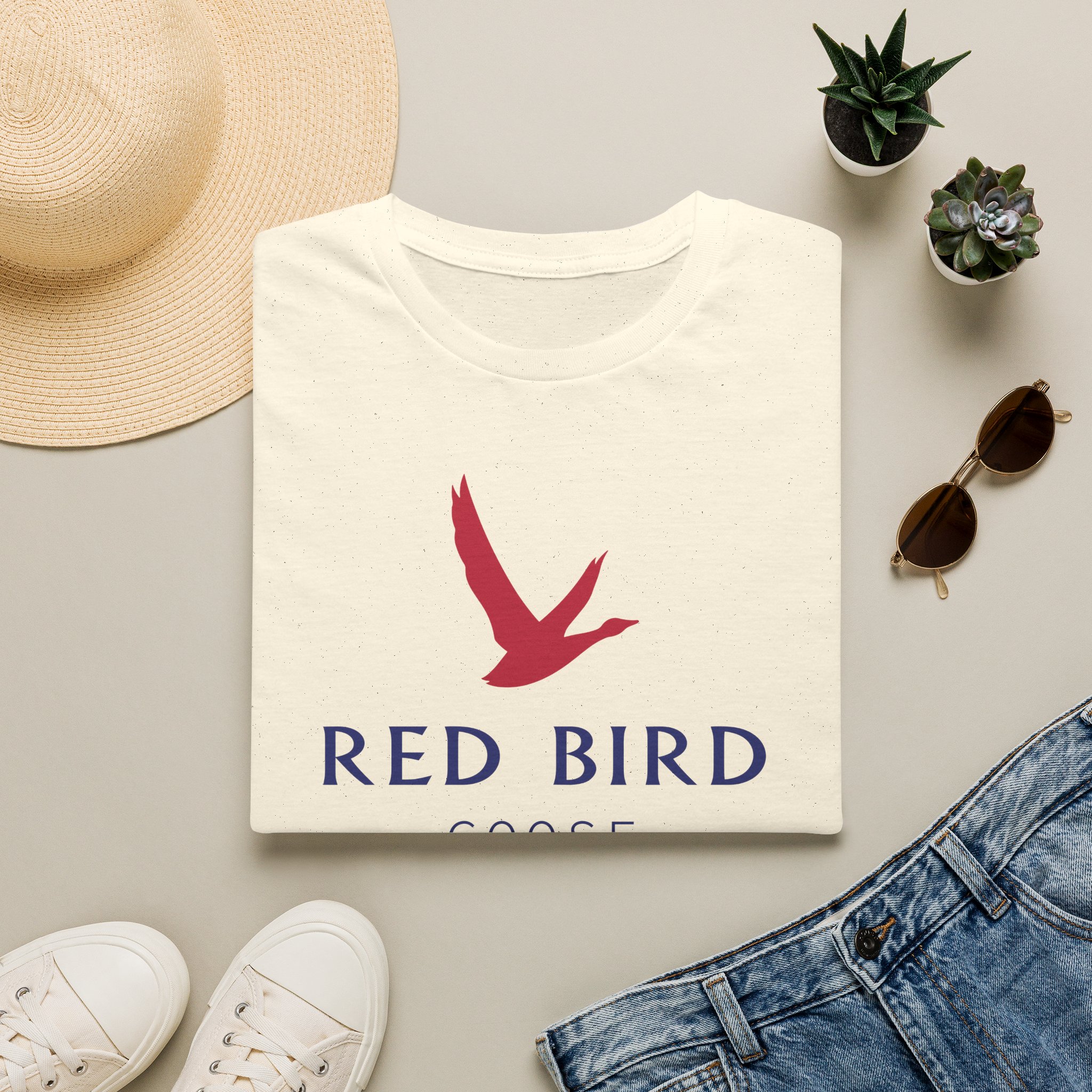 Goose Red Bird Grey Goose Lot Shirt Unisex Softstyle - Image 9