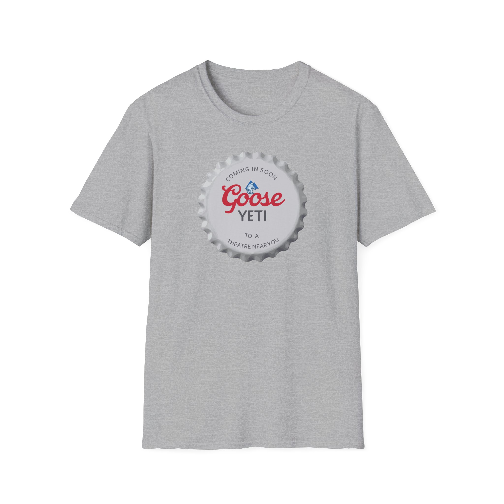 Goose Yeti Bottlecap Lot Shirt Unisex Softstyle - Image 11