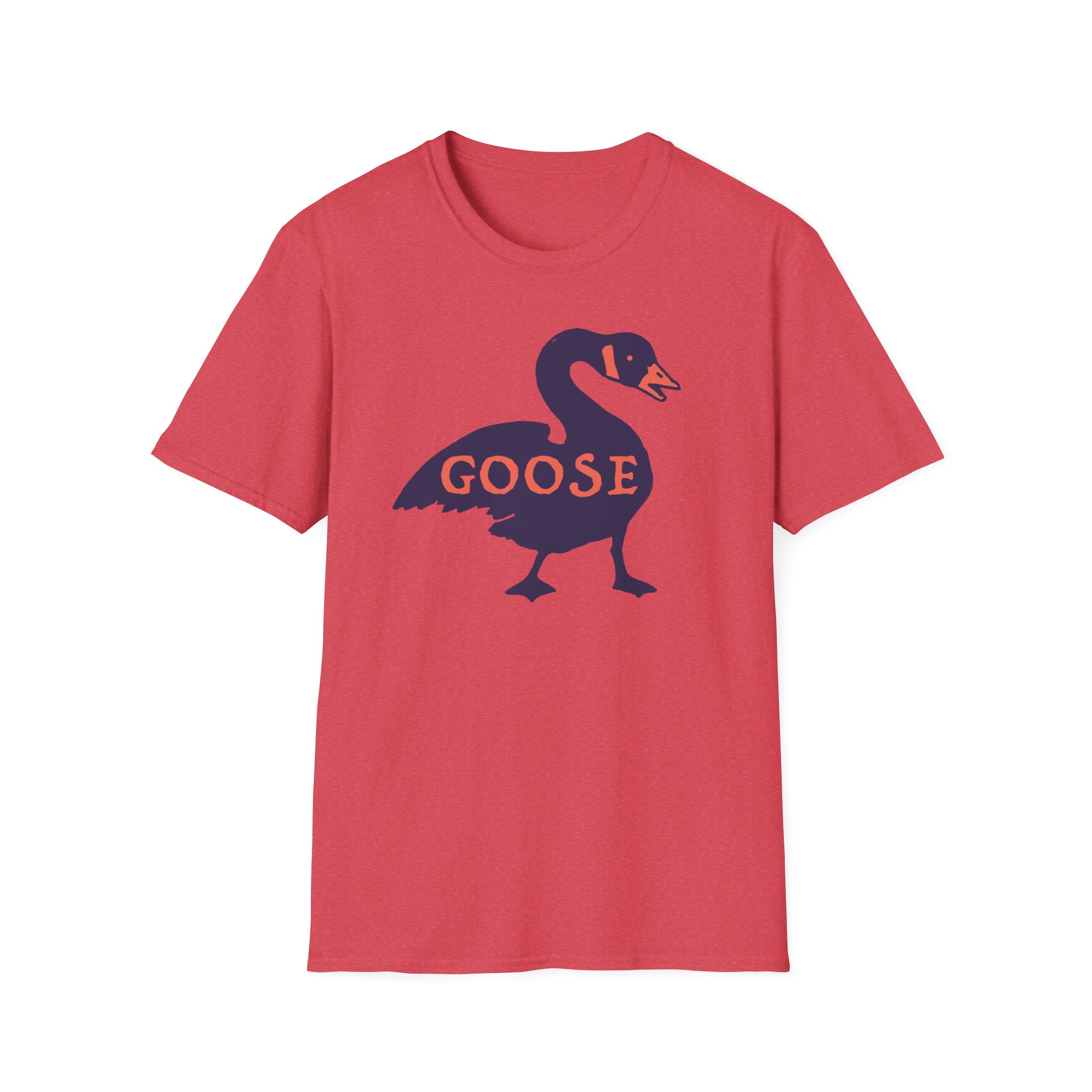 Goose Violet Orange Lot Shirt Unisex Softstyle - Image 59