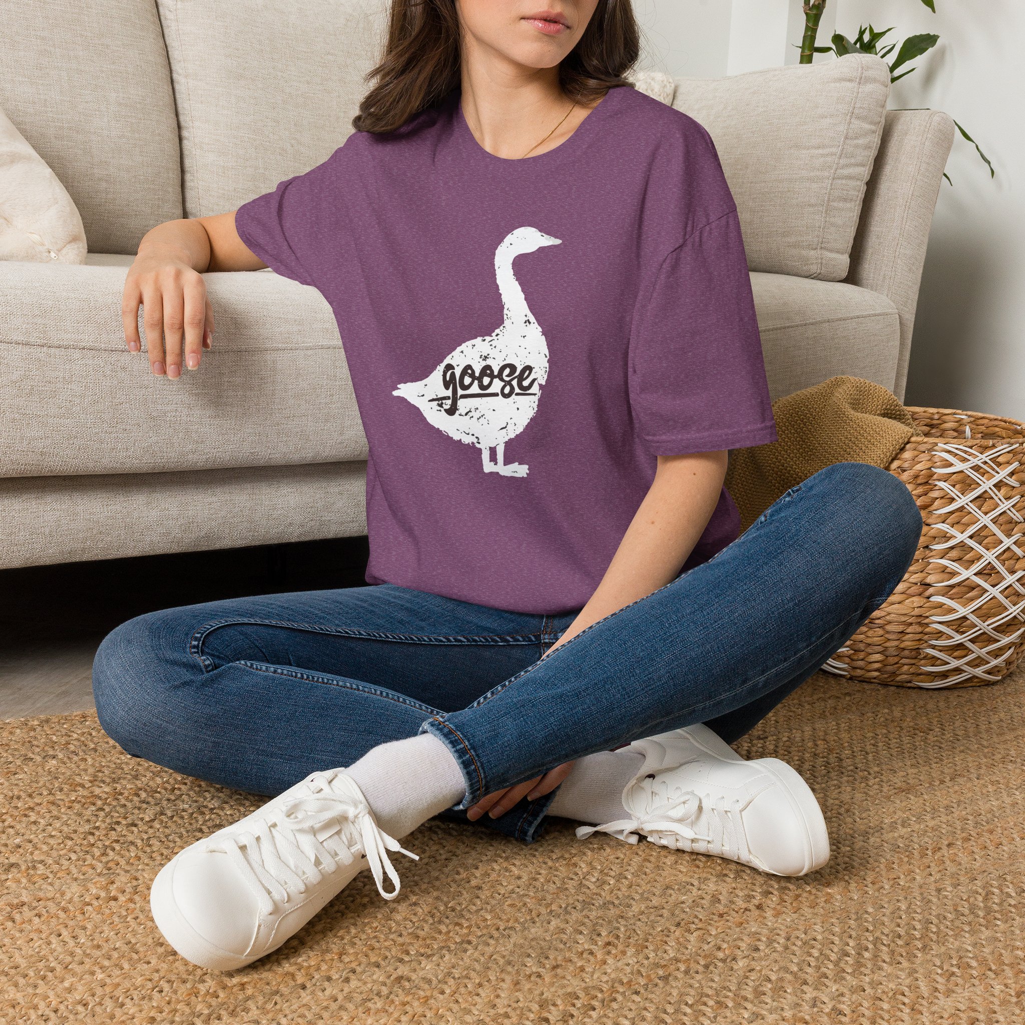 Goose White Goose Lot Shirt Unisex Softstyle - Image 58