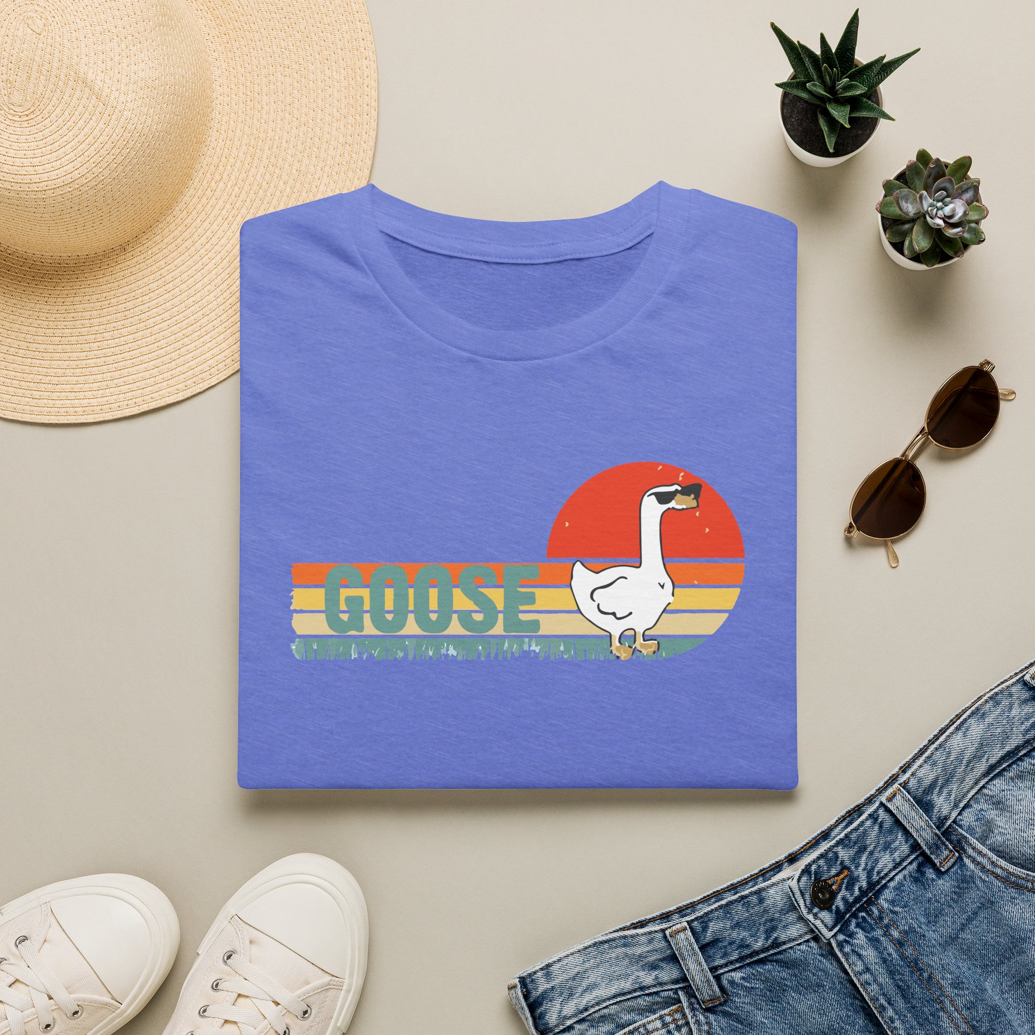Goose Retro Lot Shirt Unisex Softstyle - Image 37