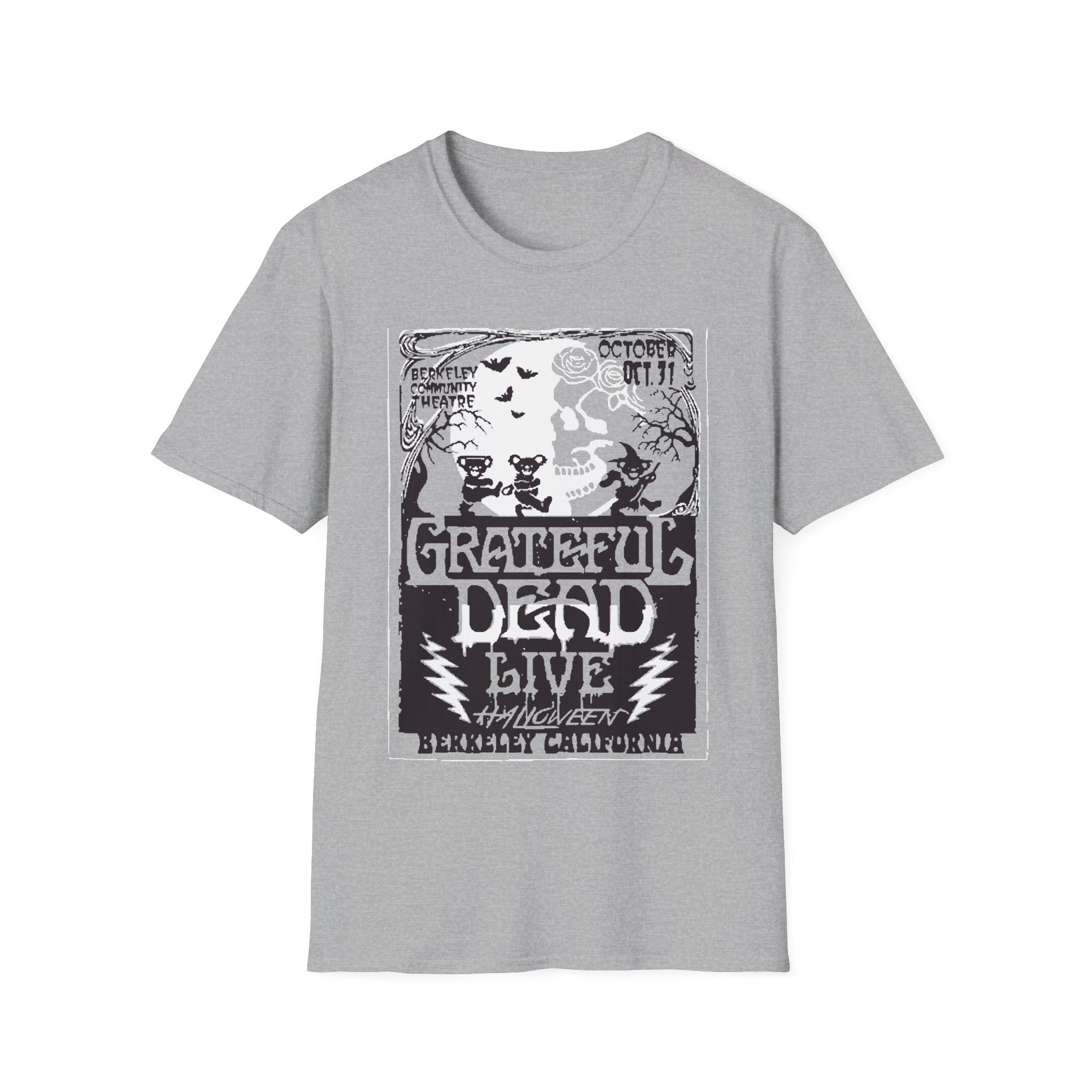 Grateful Dead Halloween Lot Shirt Unisex Softstyle T-Shirt - Image 5