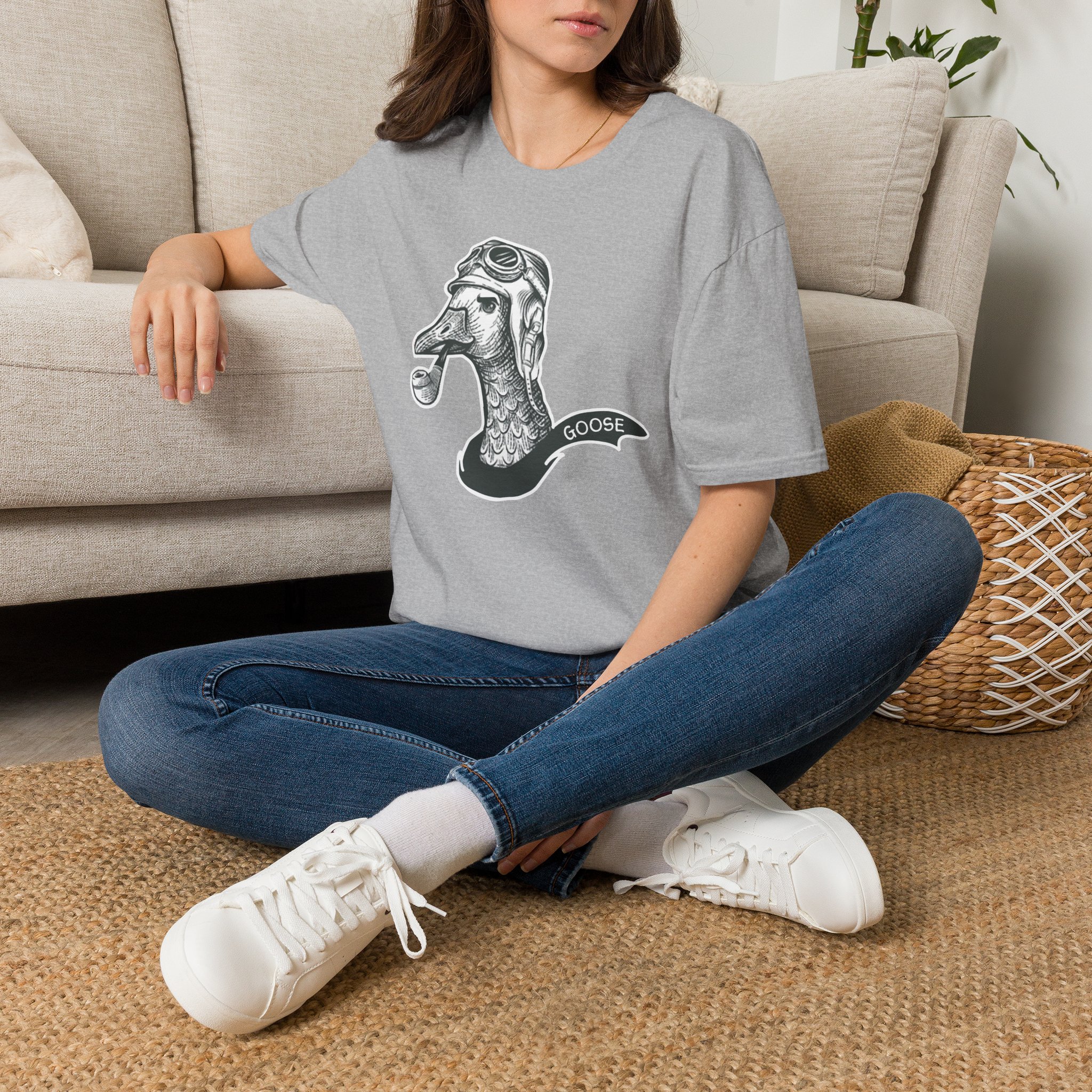 Goose Pilot Lot Shirt Unisex Softstyle - Image 10