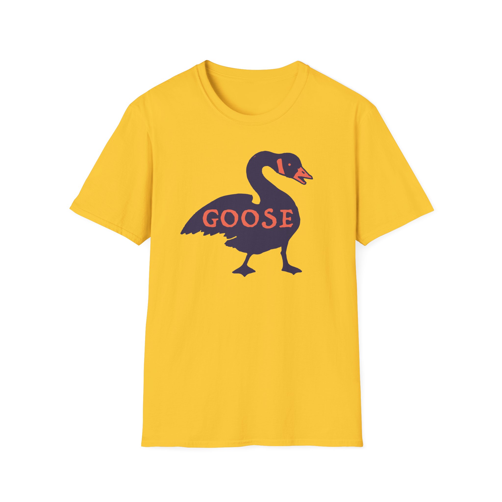Goose Violet Orange Lot Shirt Unisex Softstyle - Image 23