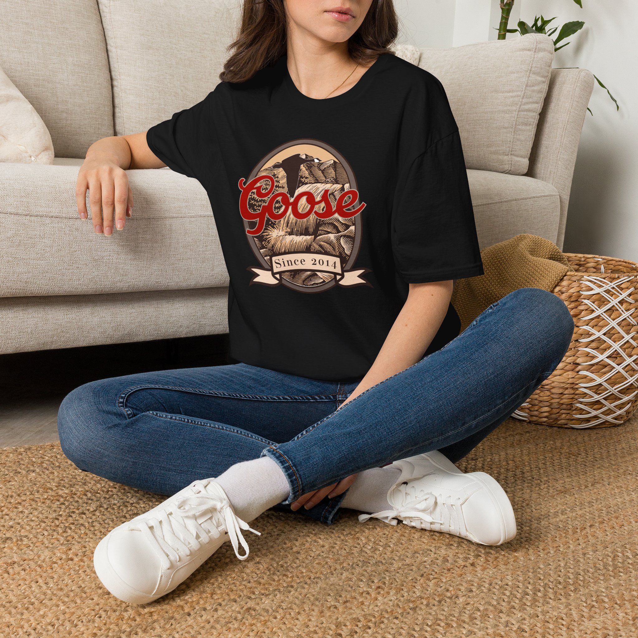 Goose Waterfall Banner Lot Shirt Unisex Softstyle - Image 6
