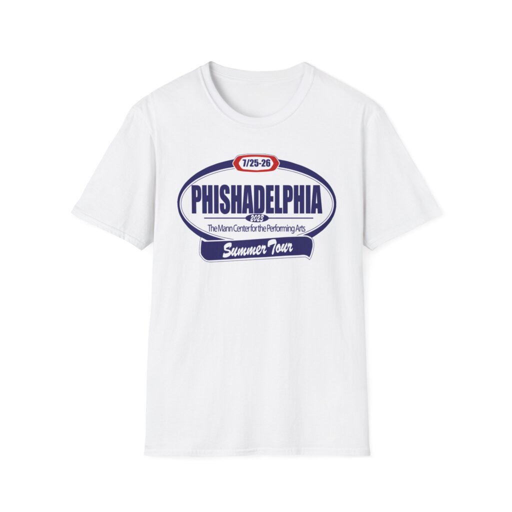 Phish Philly Philadelphia Summer Tour Lot Shirt Unisex Softstyle