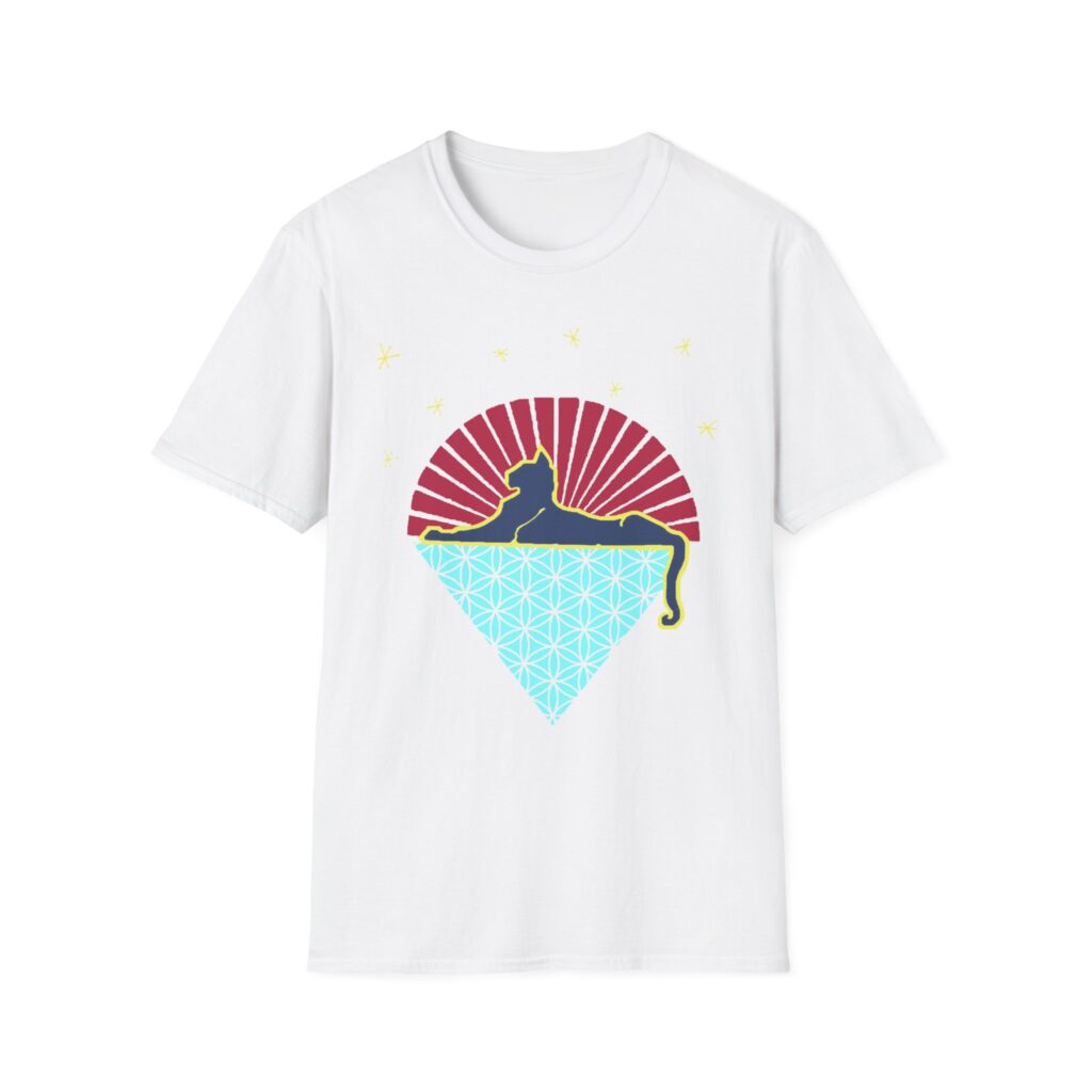 Grateful Dead Cat Under Stars Lot Shirt Unisex Softstyle T-Shirt