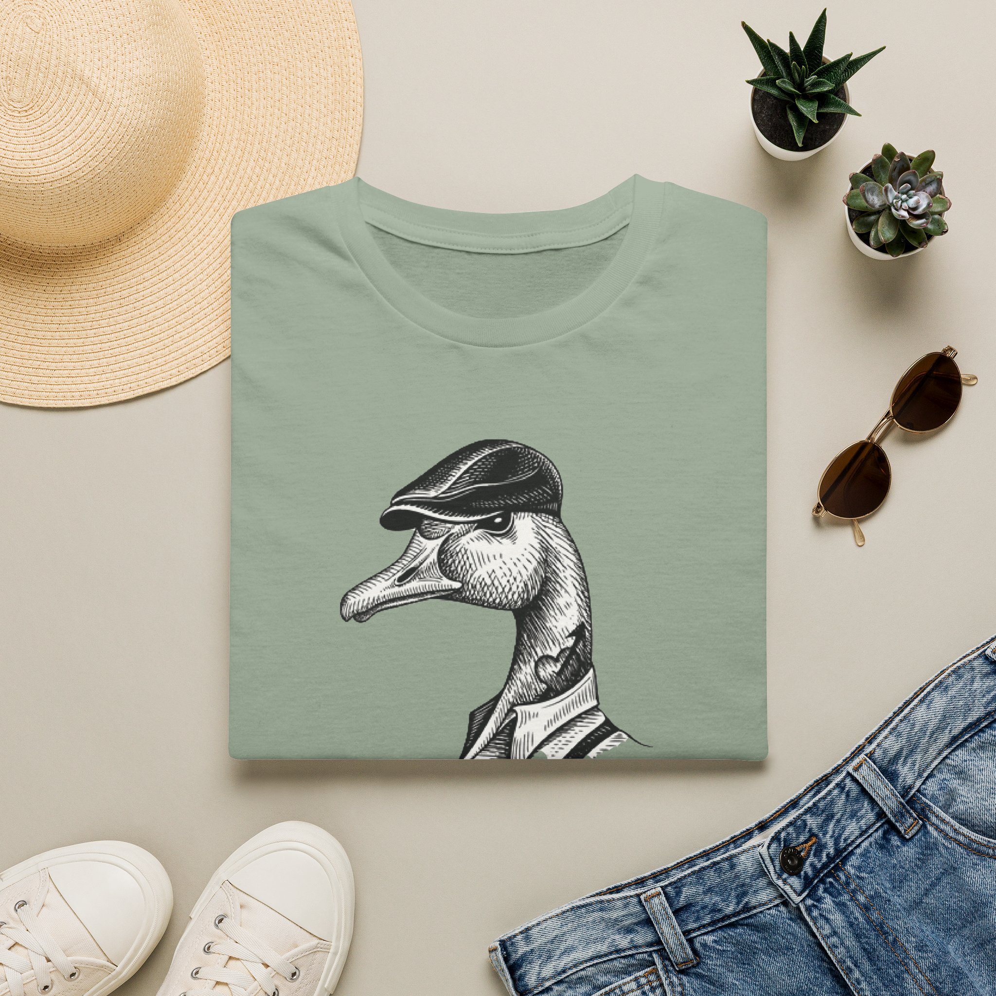 Goose Family Lot Shirt Unisex Softstyle - Image 17