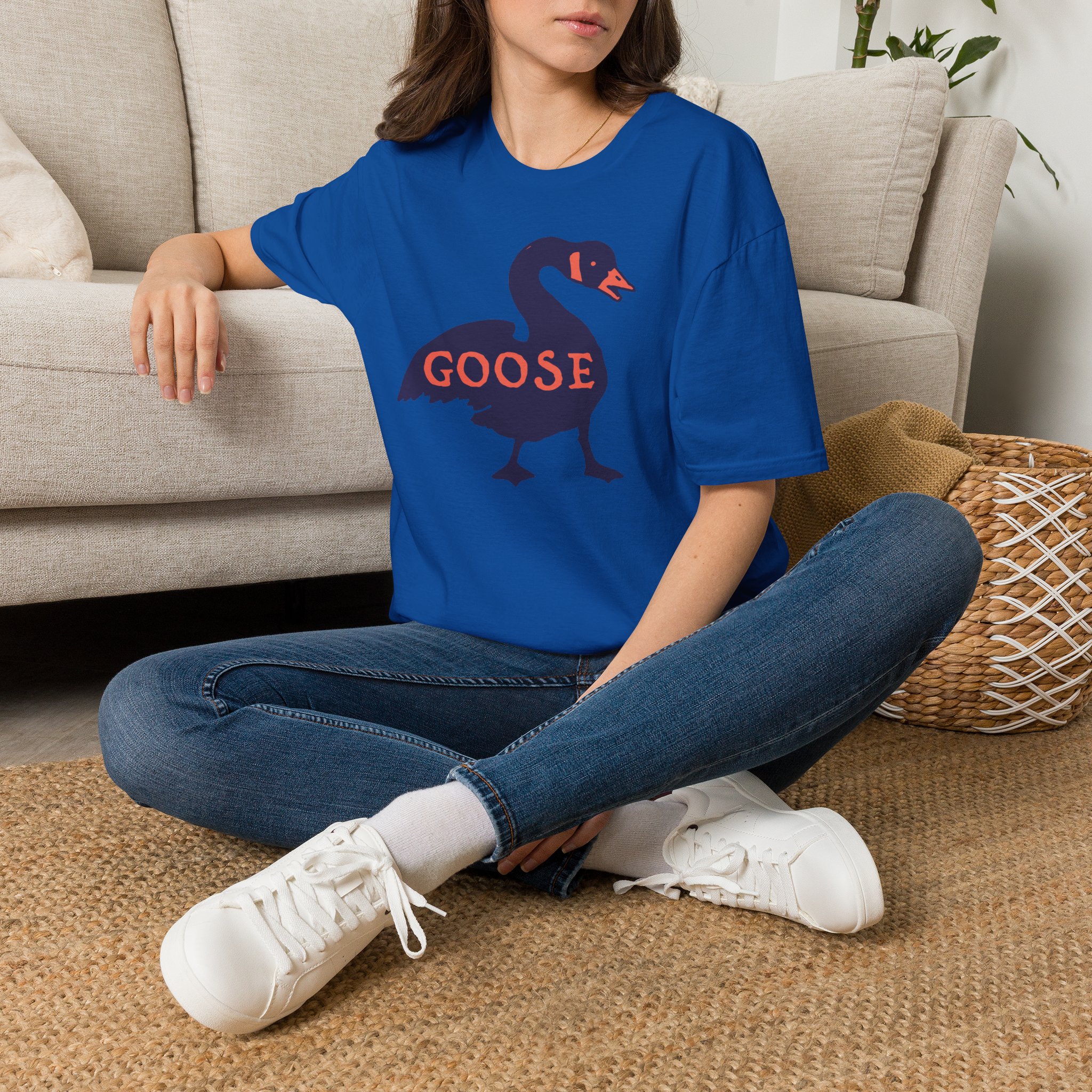 Goose Violet Orange Lot Shirt Unisex Softstyle - Image 42